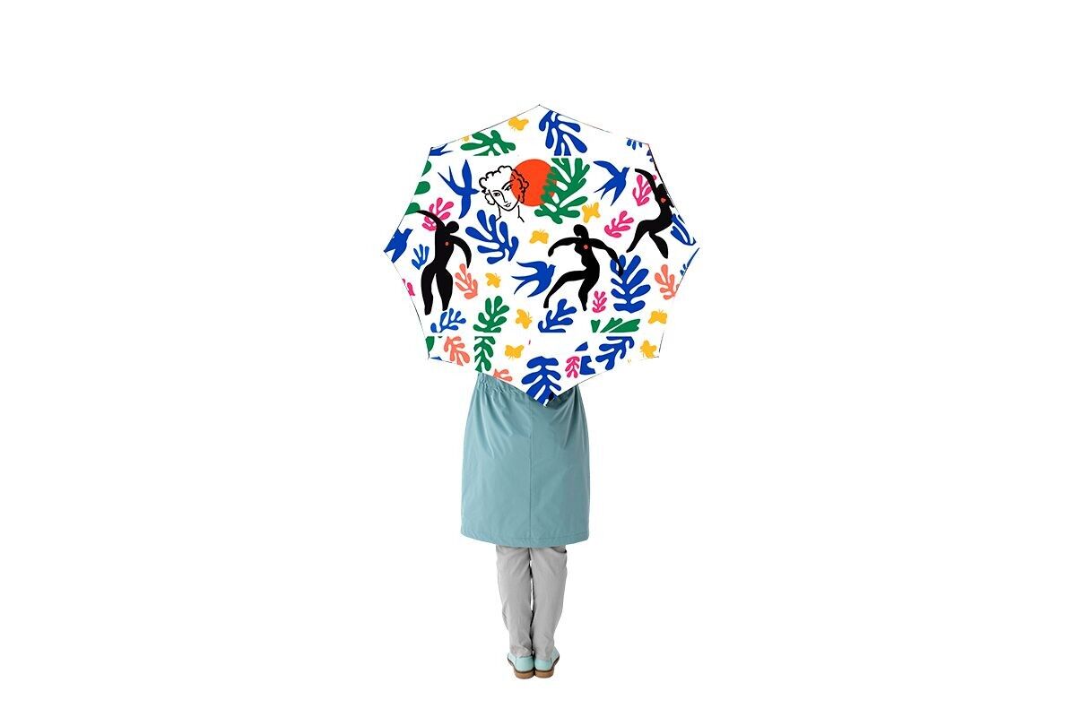 Ombrello pieghevole automatico, stile Matisse