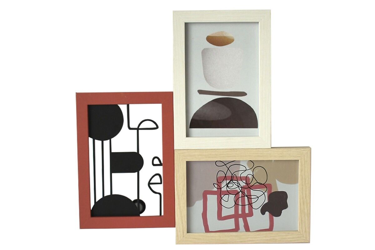 MARCO DE FOTOS DE PARED 10X15 CM - 2 FOTOS/DECORACIÓN DE CARA