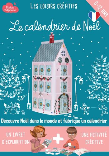 Coffret fabrication calendrier de l'Avent +1 livre - Kit bricolage/activité enfant en français 7