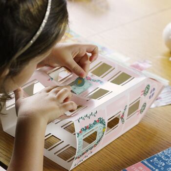 Coffret fabrication calendrier de l'Avent +1 livre - Kit bricolage/activité enfant en français 9
