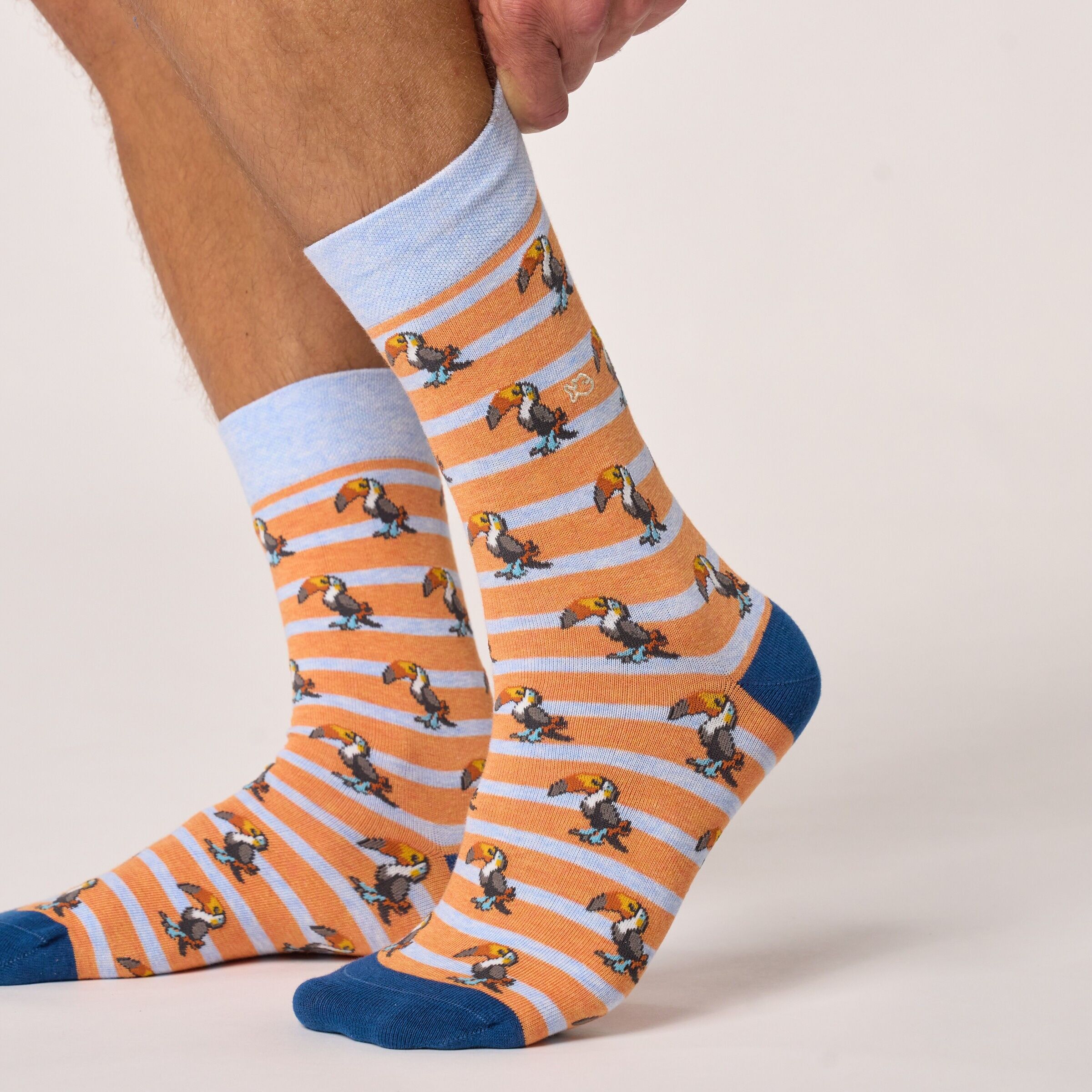 Animal combed cotton socks - Toco