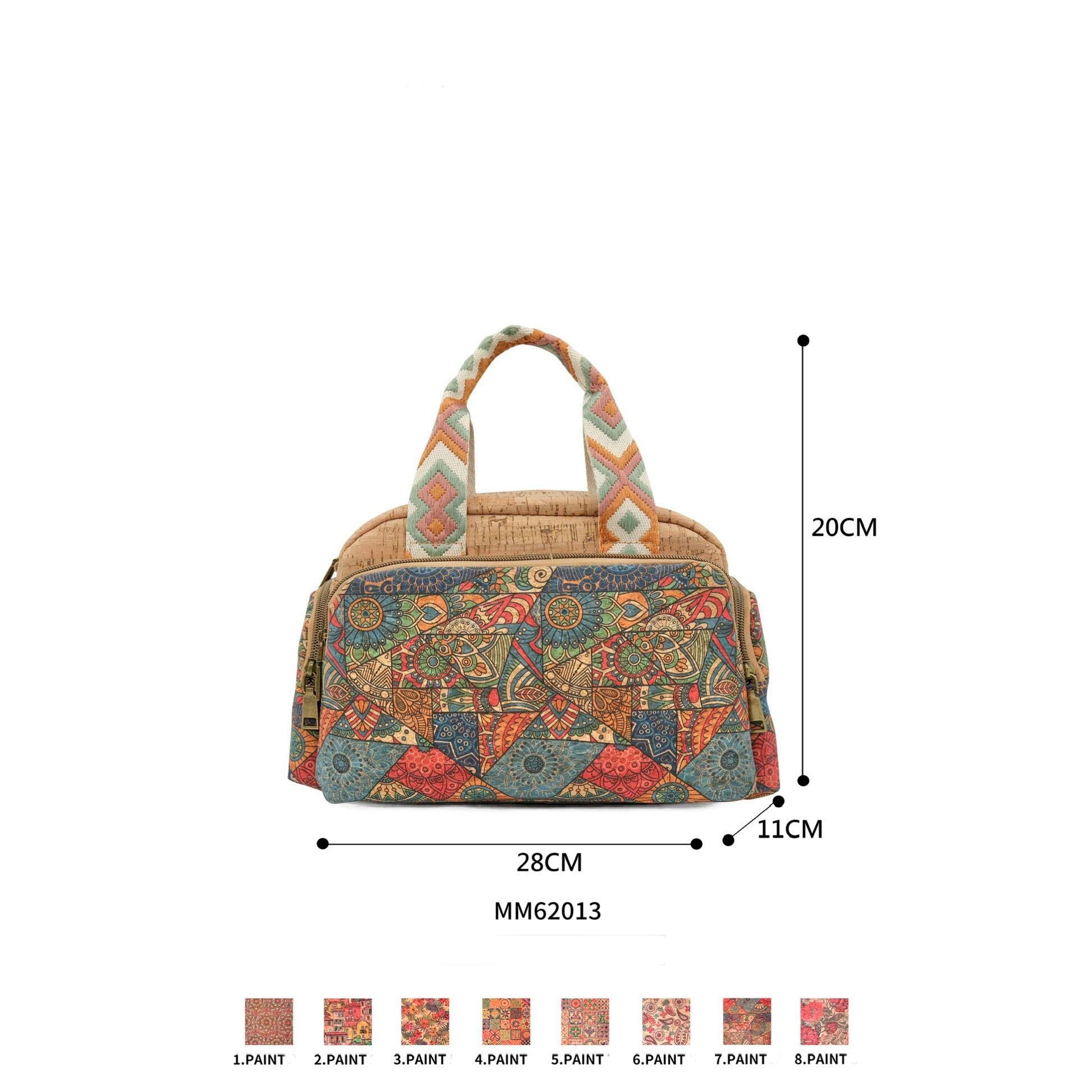 Borsa a mano in sughero ecologica per donna. promozionale