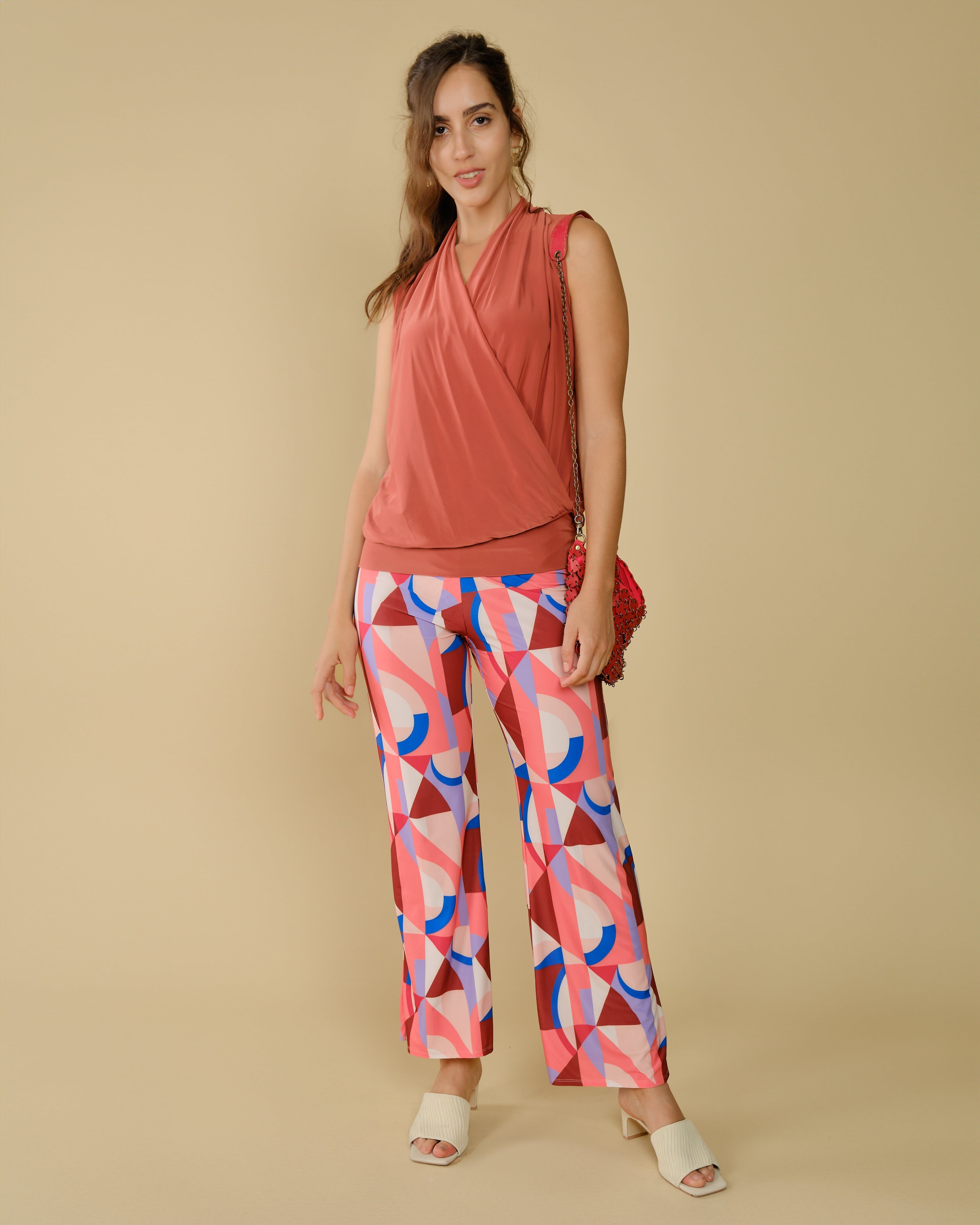 Pantalon fluide imprimé Vassy - Cairon