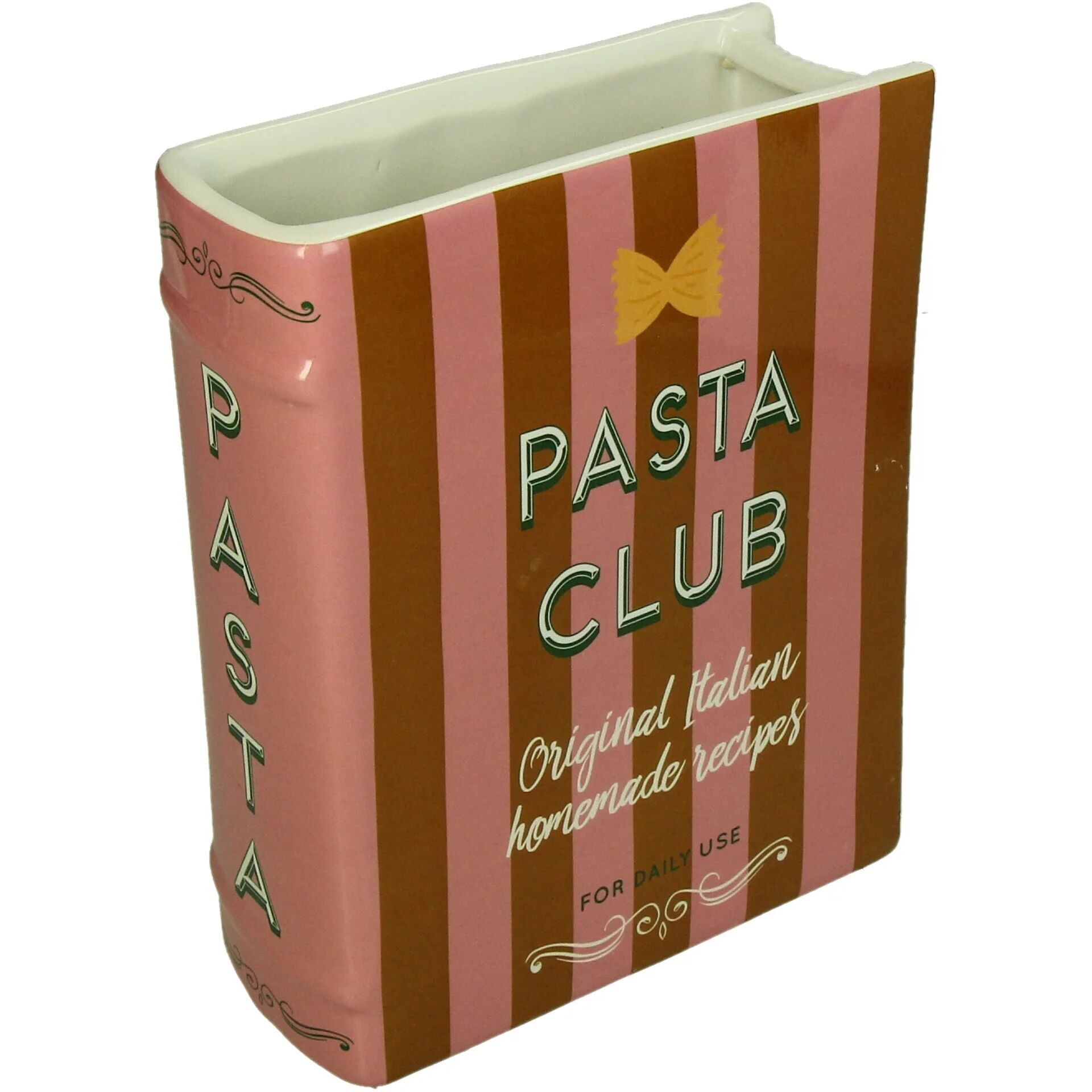 Vase Book Pasta Club