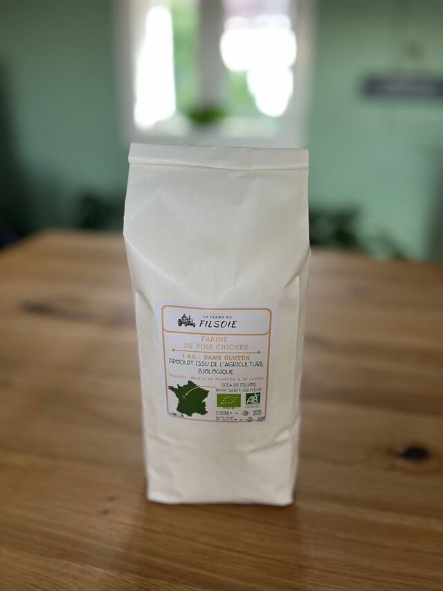 Organic chickpea flour (gluten-free)