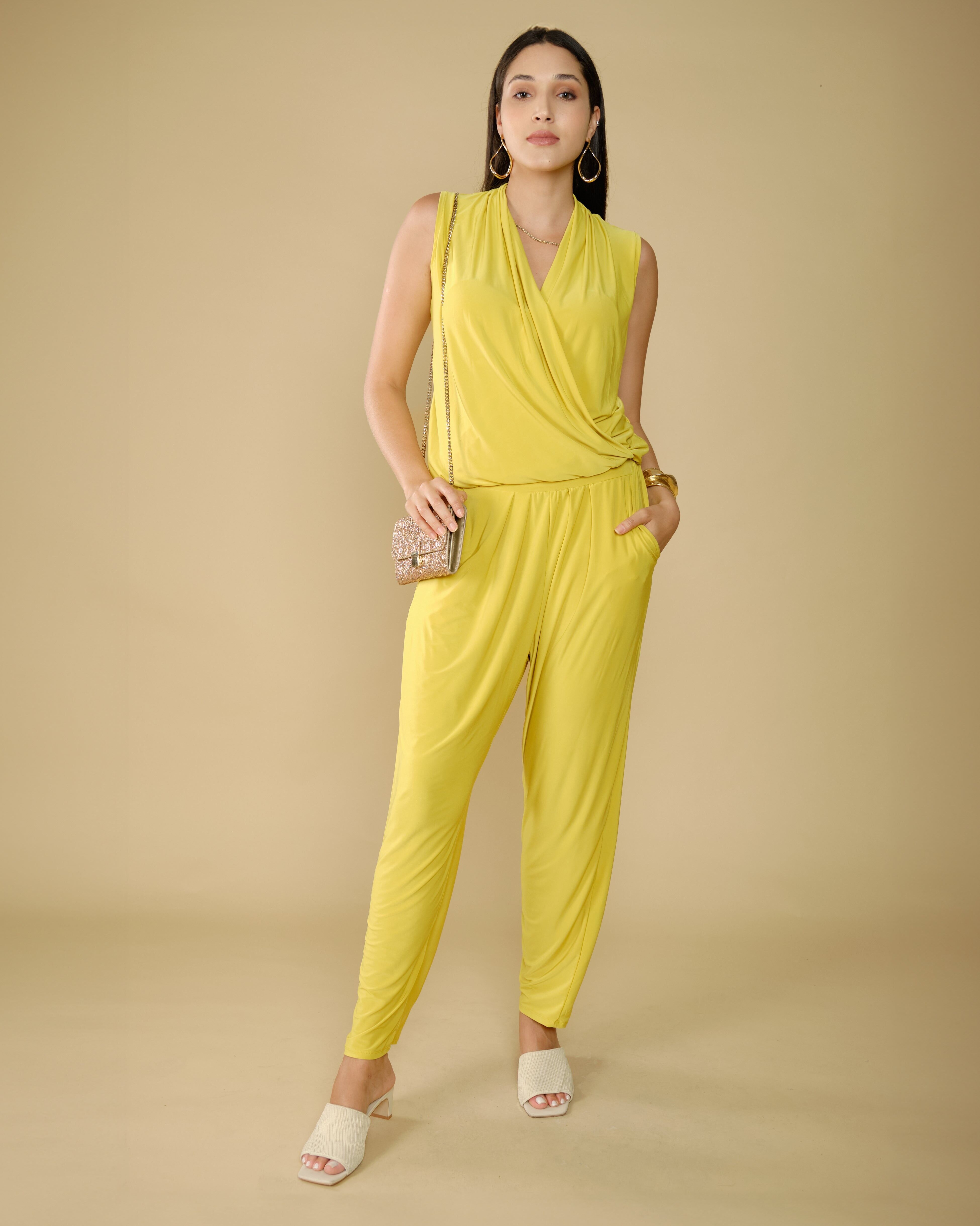 Yellow loose pants - Caroussel
