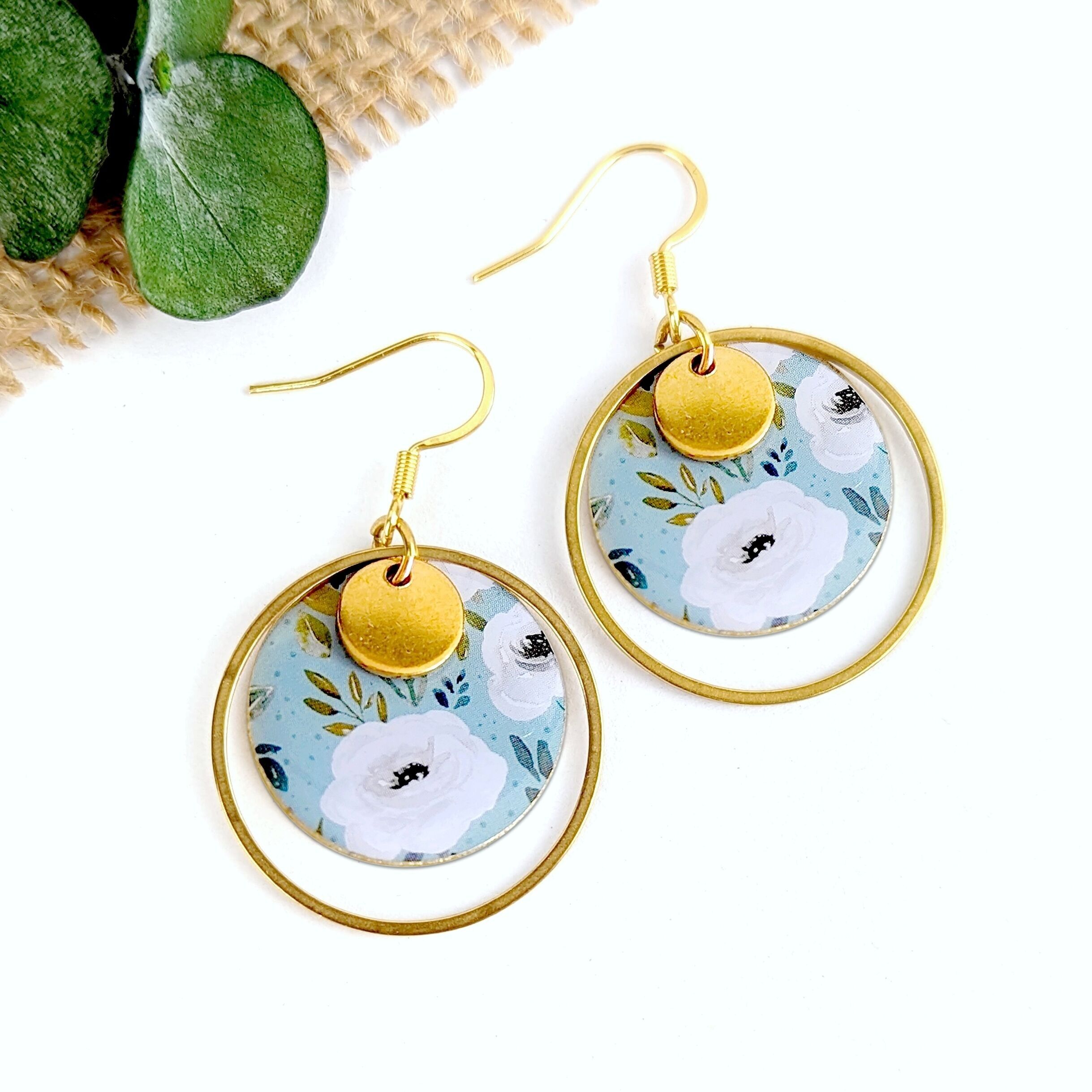 Boucles d'oreilles NAYA Fleurs de douceur pour femme