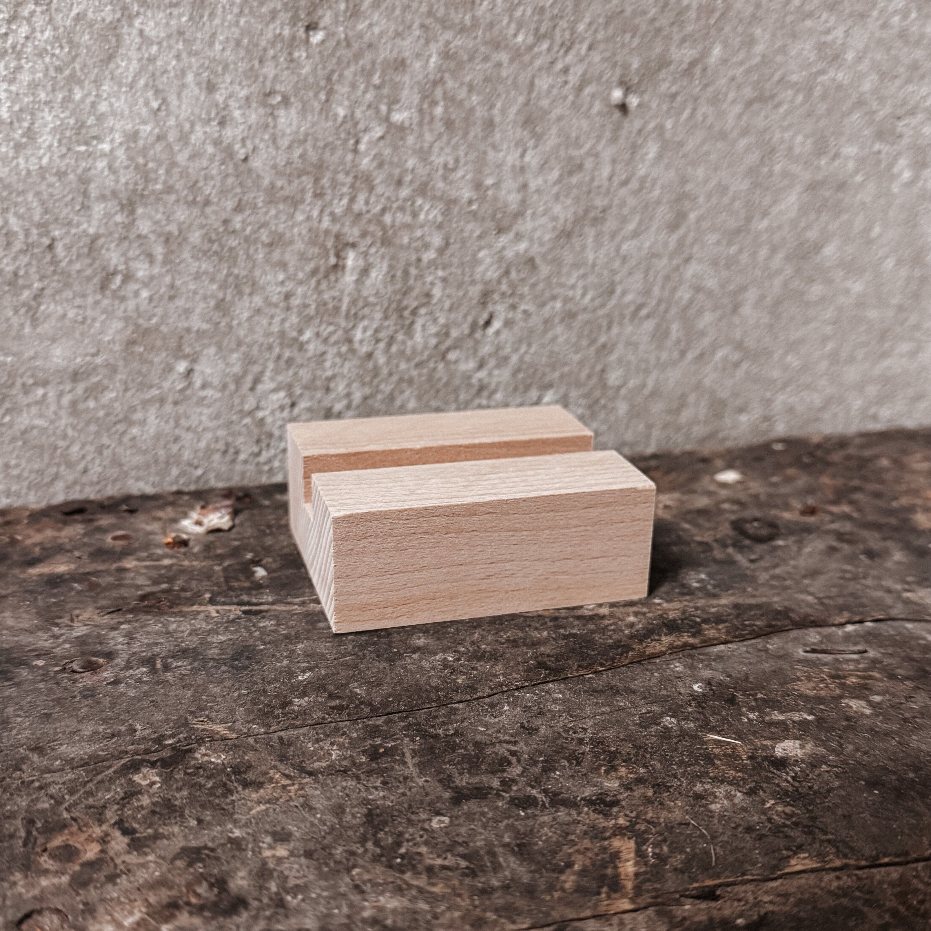 Porta piastrelle in legno robusto