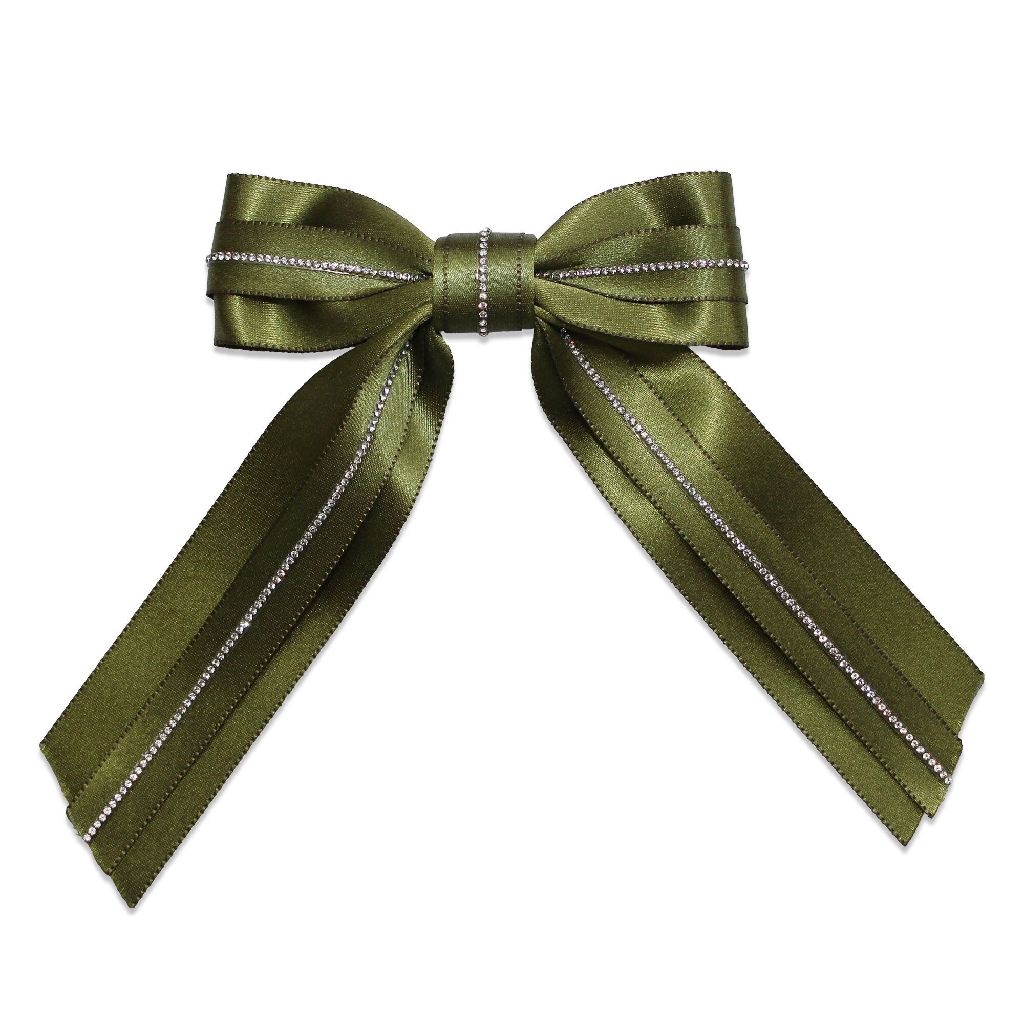 Fermaglio per capelli FAUSTINE con fiocco e cristalli Swarovski®