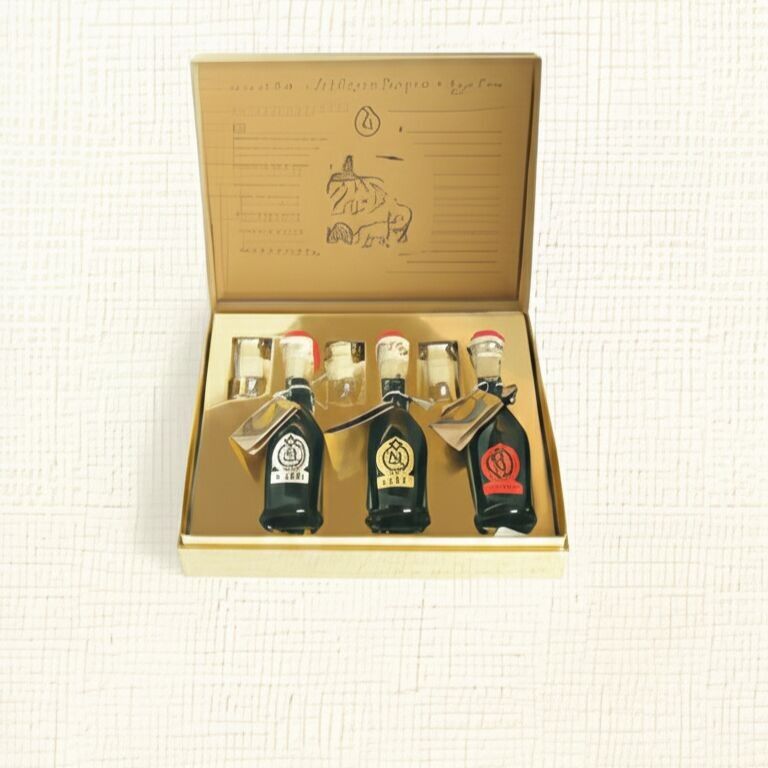 Trittico di Aceti Balsamici Tradizionali di Reggio Emilia - Tre Aceti per Tre Usi