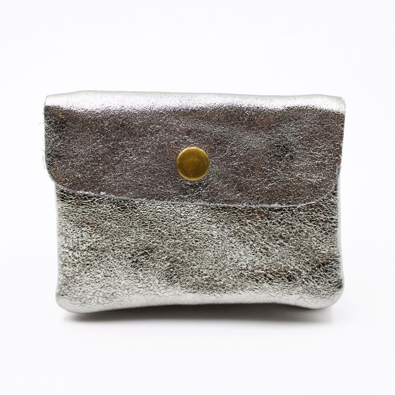 Petit porte monnaie cuir pailleté