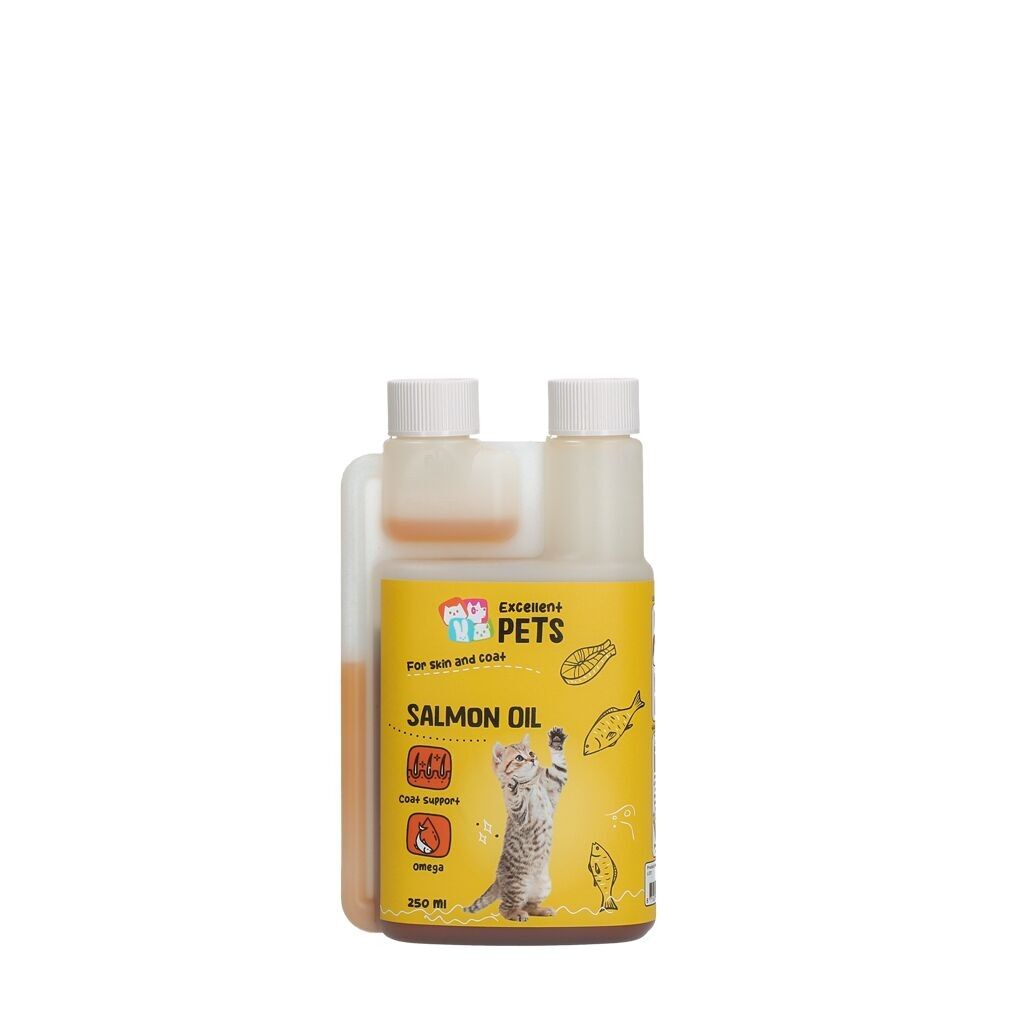 Huile de saumon pour chat Excellent Pets 250 ml