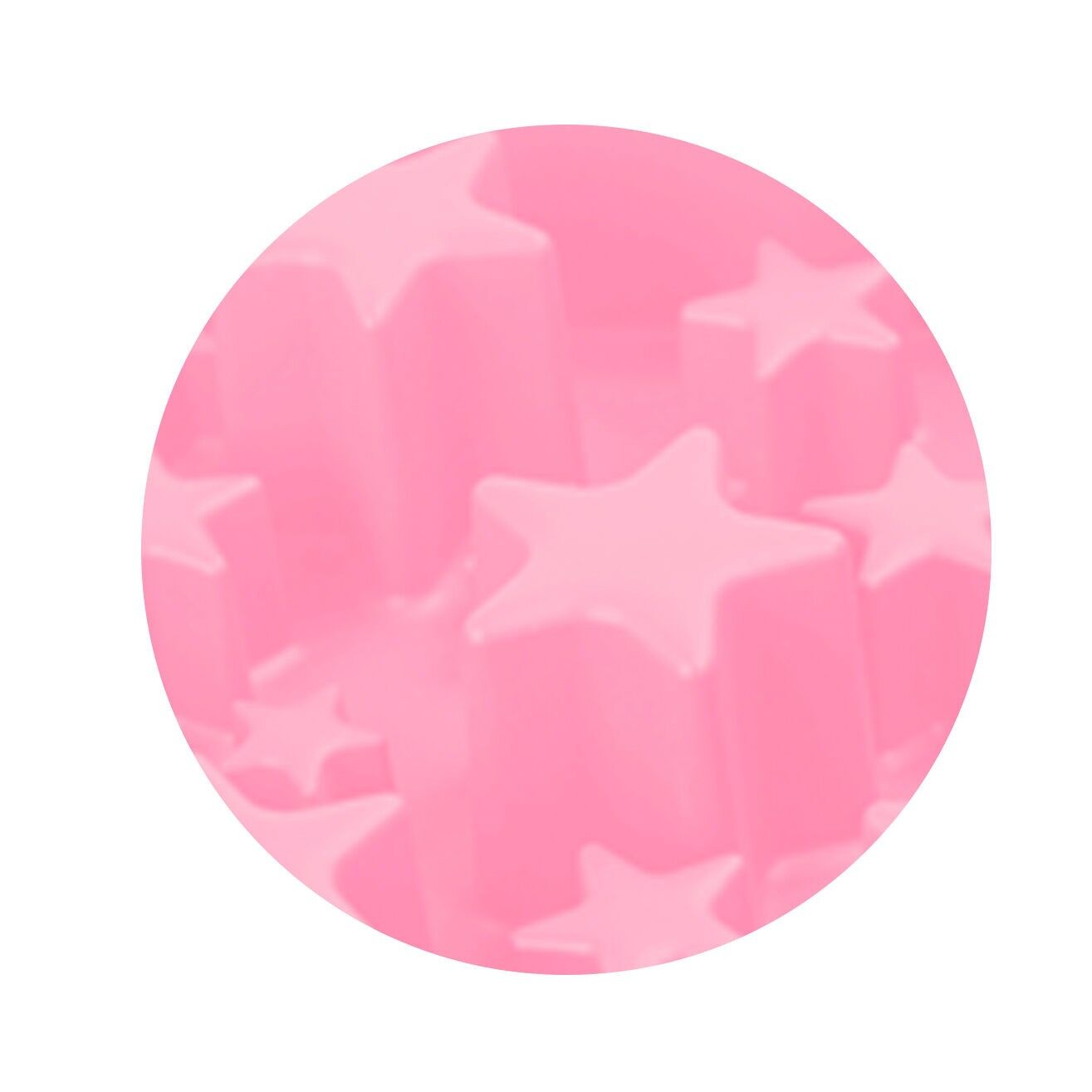 Mangez lentement, vivez plus longtemps Étoile rose S