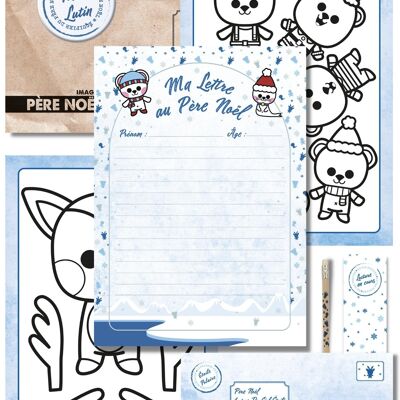 ★ Kit para escribir tu carta a Papá Noel | versión polar