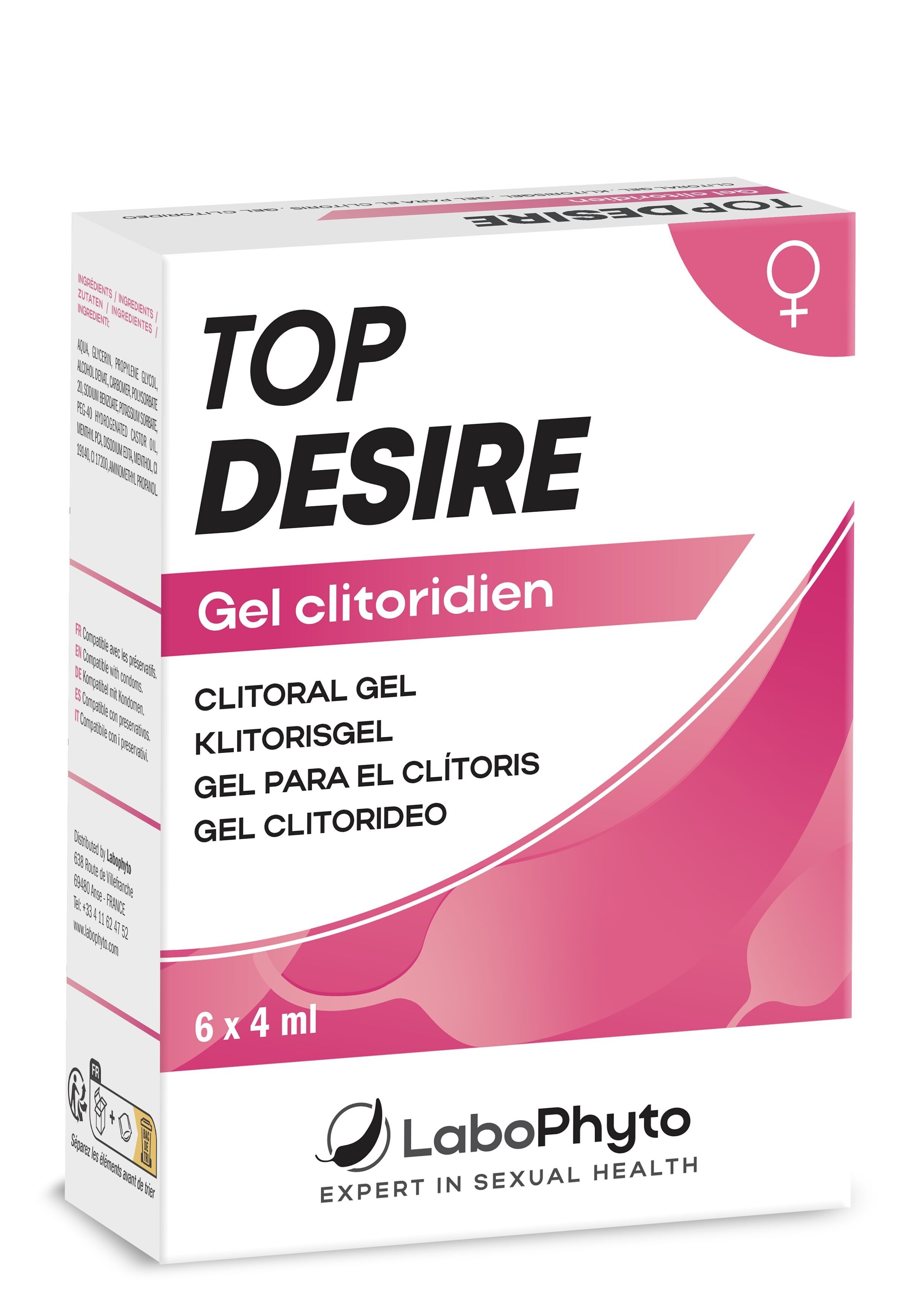 TopDesire Capsule Gel - Stimolatore del clitoride (6 x 4 ml)