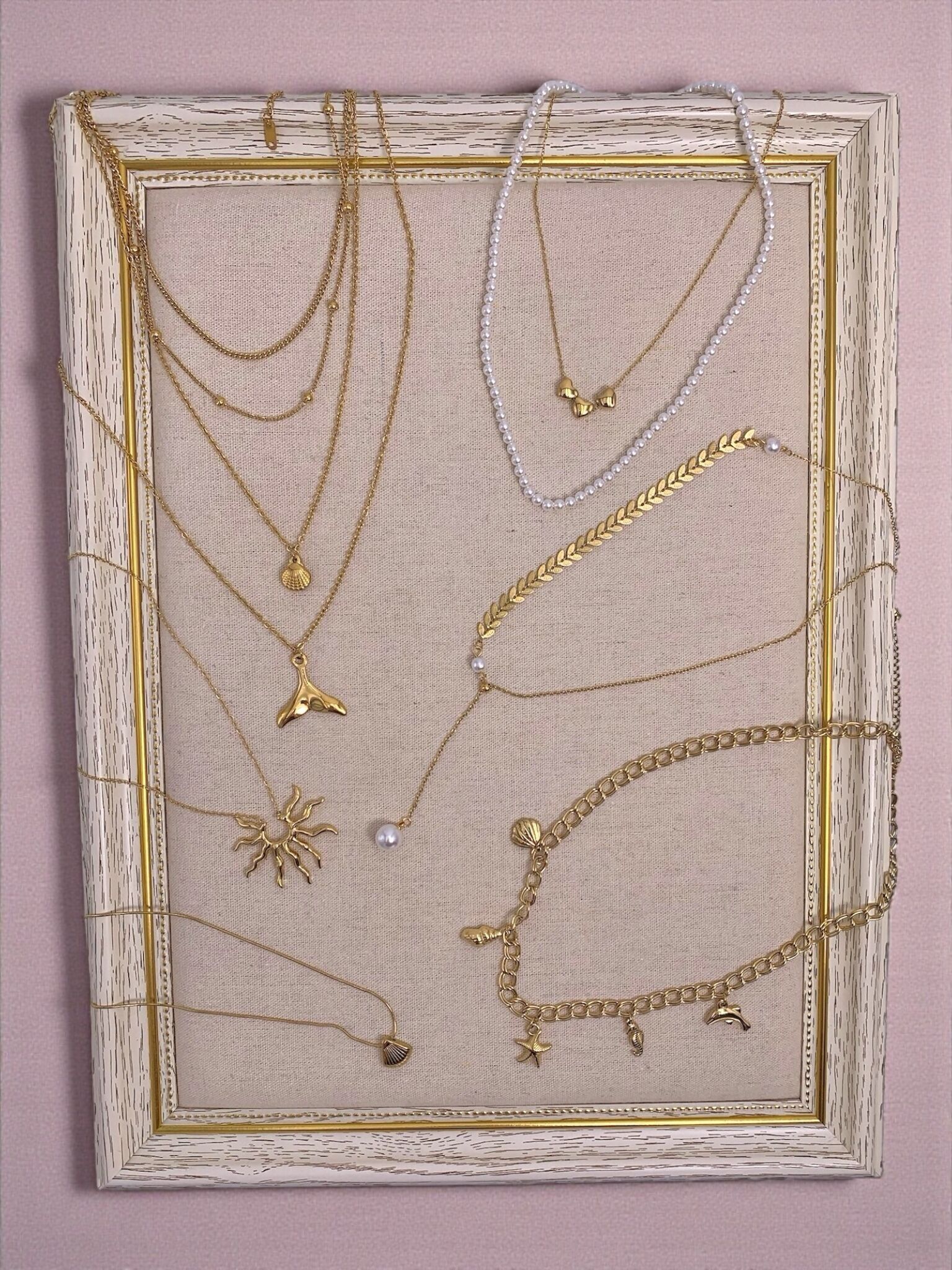 Set di 6 collane in acciaio inossidabile senza espositore SET217