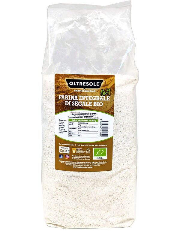 FARINA DI SEGALE INTEGRALE BIO 1 Kg