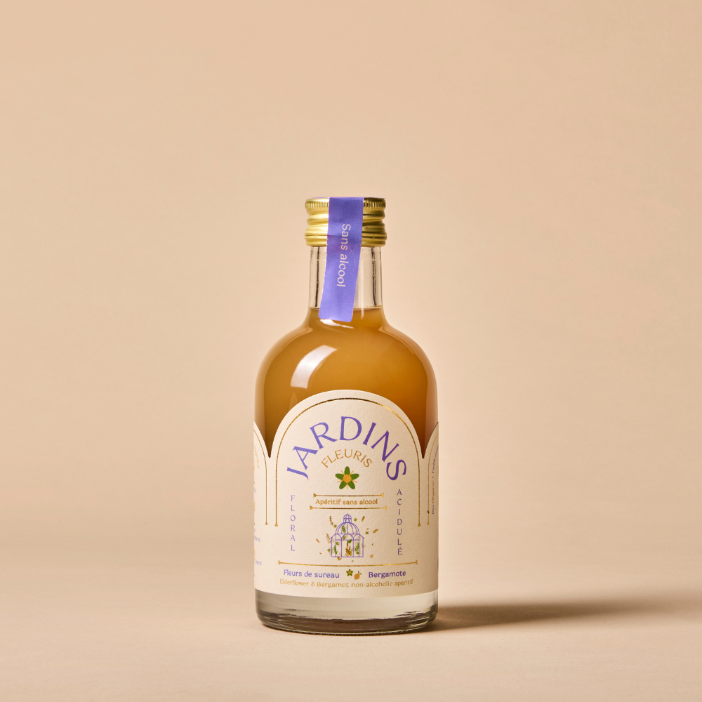 Alcohol-free aperitif Elderflowers & Bergamot - 20 cl - ORGANIC and low in sugar