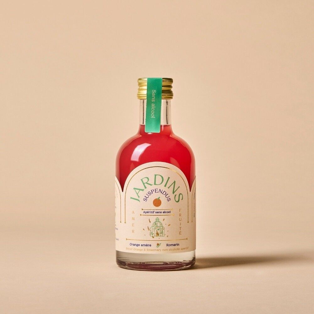 Non-alcoholic aperitif with bitter orange and rosemary - 20 cl - Organic and low in sugar