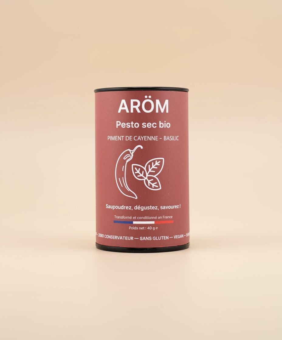 Pesto sec bio Piment de Cayenne / Basilic