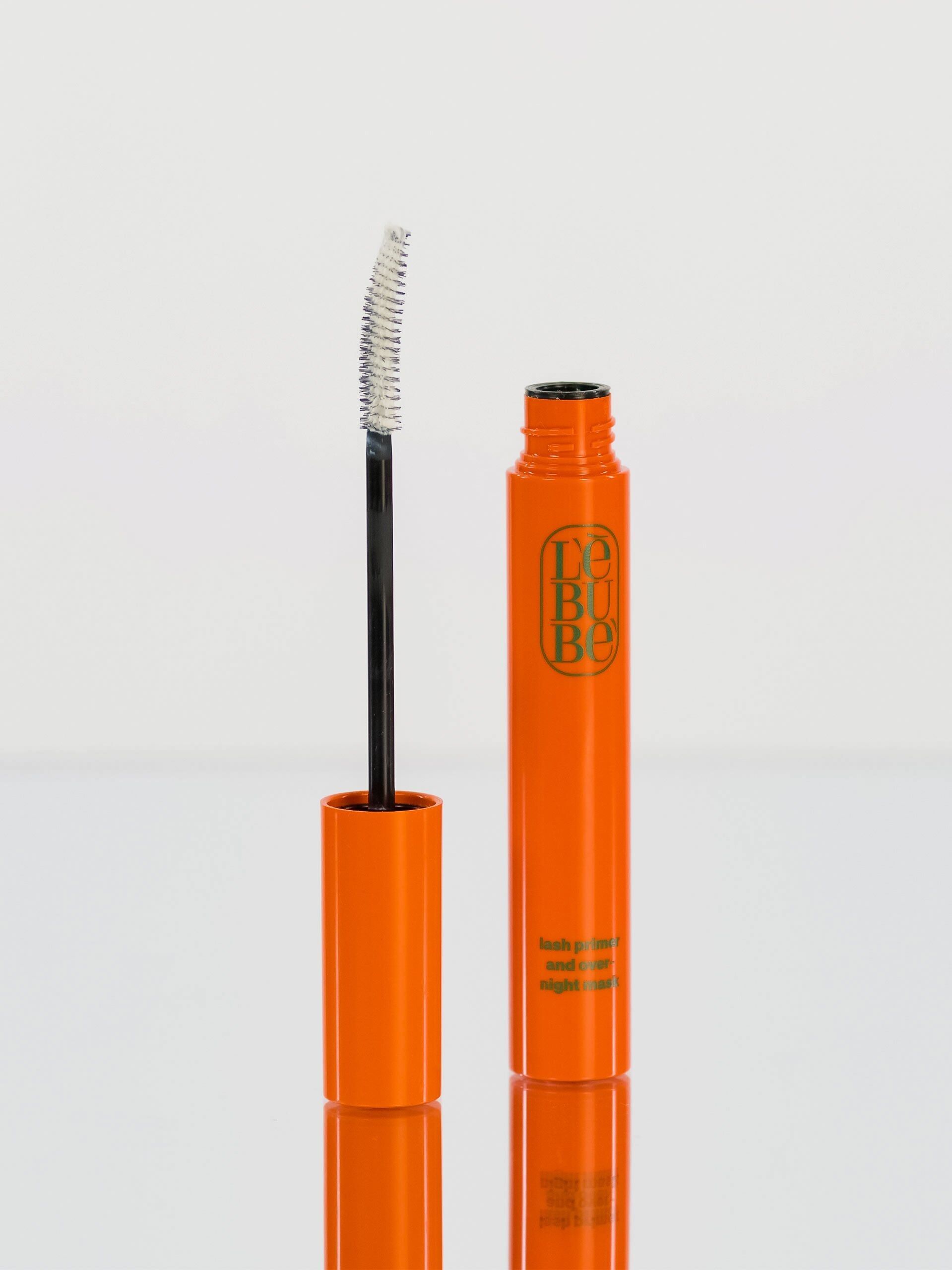 Base pour cils et masque de nuit / Base 2 en 1 + soin volumisant pour les cils (9 ml / 0.31 oz) - Vegan, 95 % naturel, certifié halal, testé ophtalmologiquement, fabriqué en Italie, emballage durable en plastique recyclé recyclable