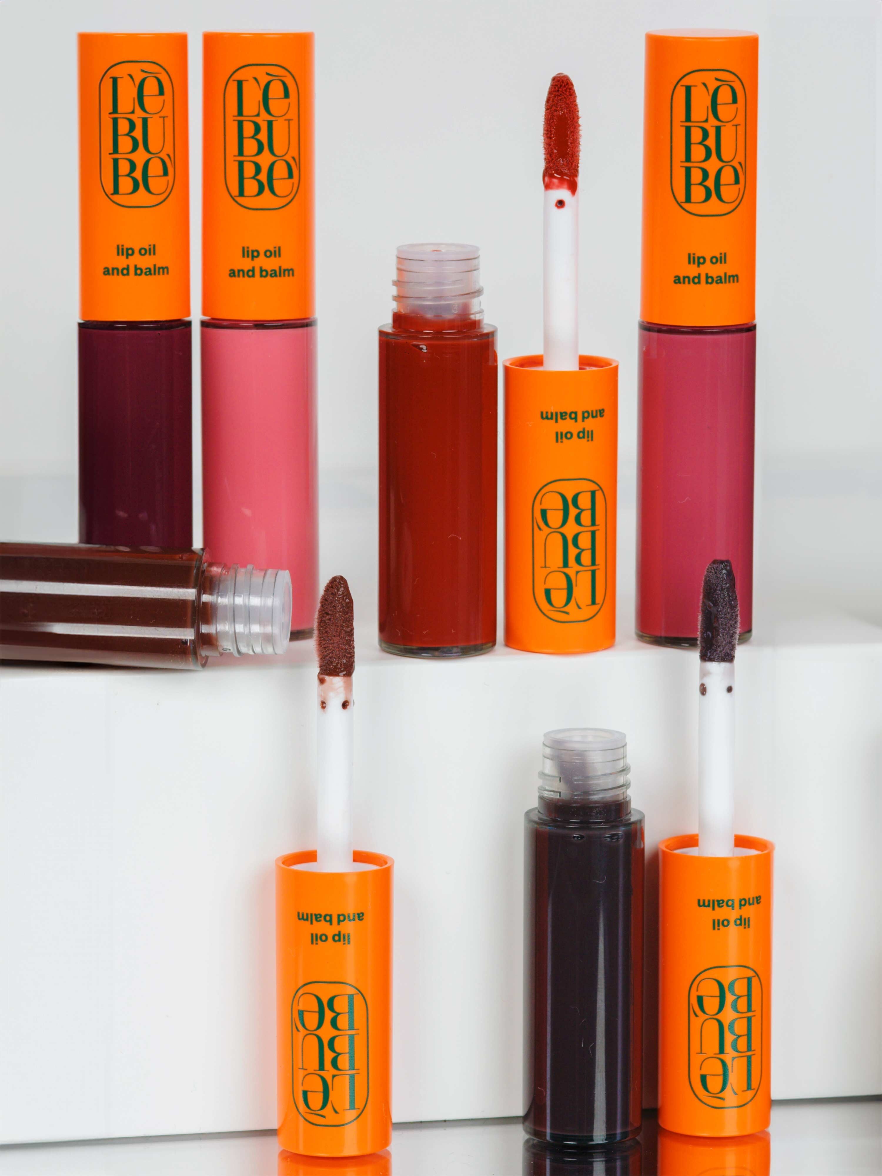 Tinted Lip Oil and Balm / 2-in-1 tinted lip oil + lip balm (6 ml/0.20 oz) - Vegan, 93% natural, Halal-friendly certified, dermatologically tested, made in Italy, sustainable packaging from recycled and recyclable plastic