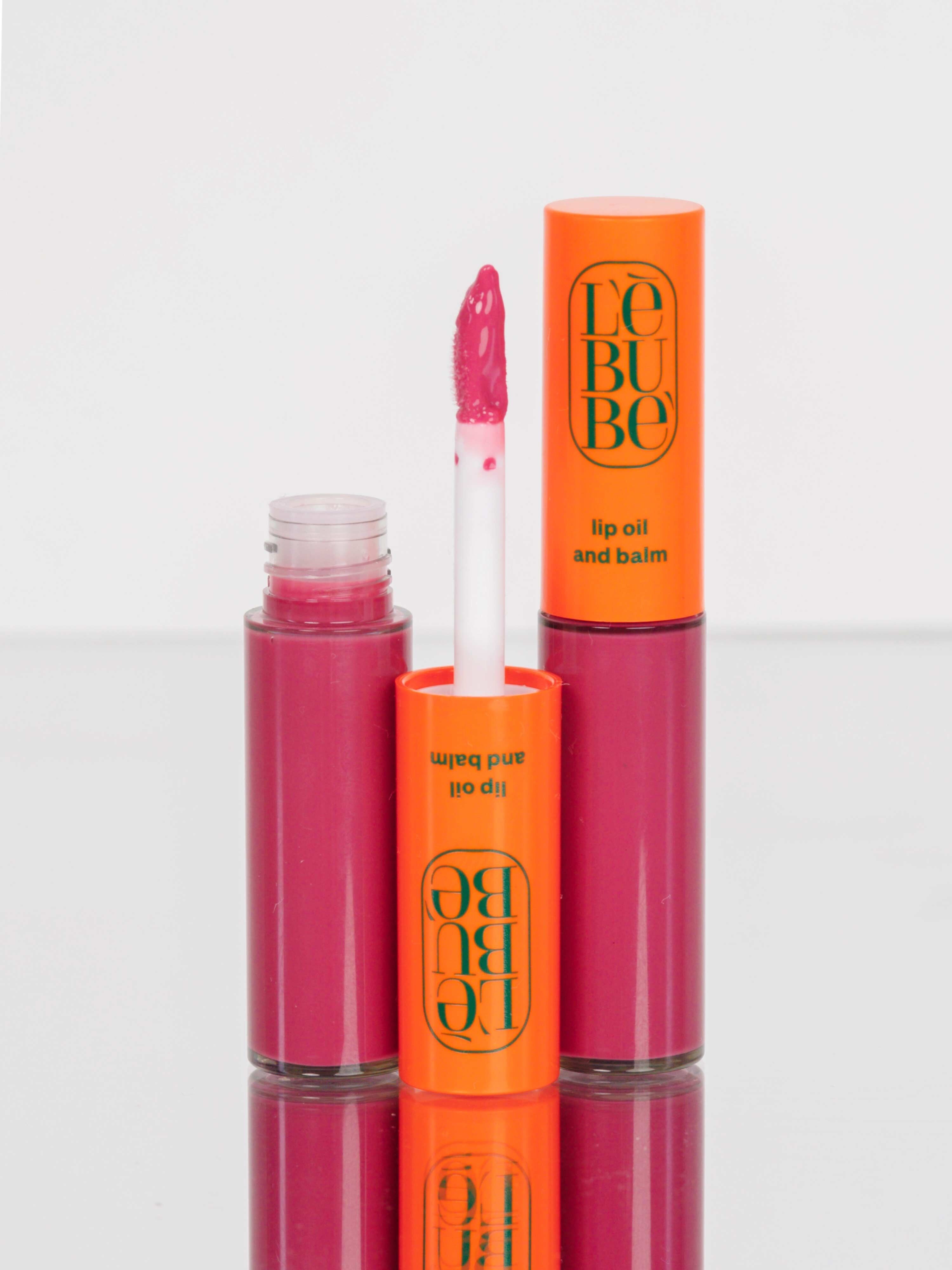 Tinted Lip Oil and Balm / 2-in-1 tinted lip oil + lip balm (6 ml/0.20 oz) - Vegan, 93% natural, Halal-friendly certified, dermatologically tested, made in Italy, sustainable packaging from recycled and recyclable plastic