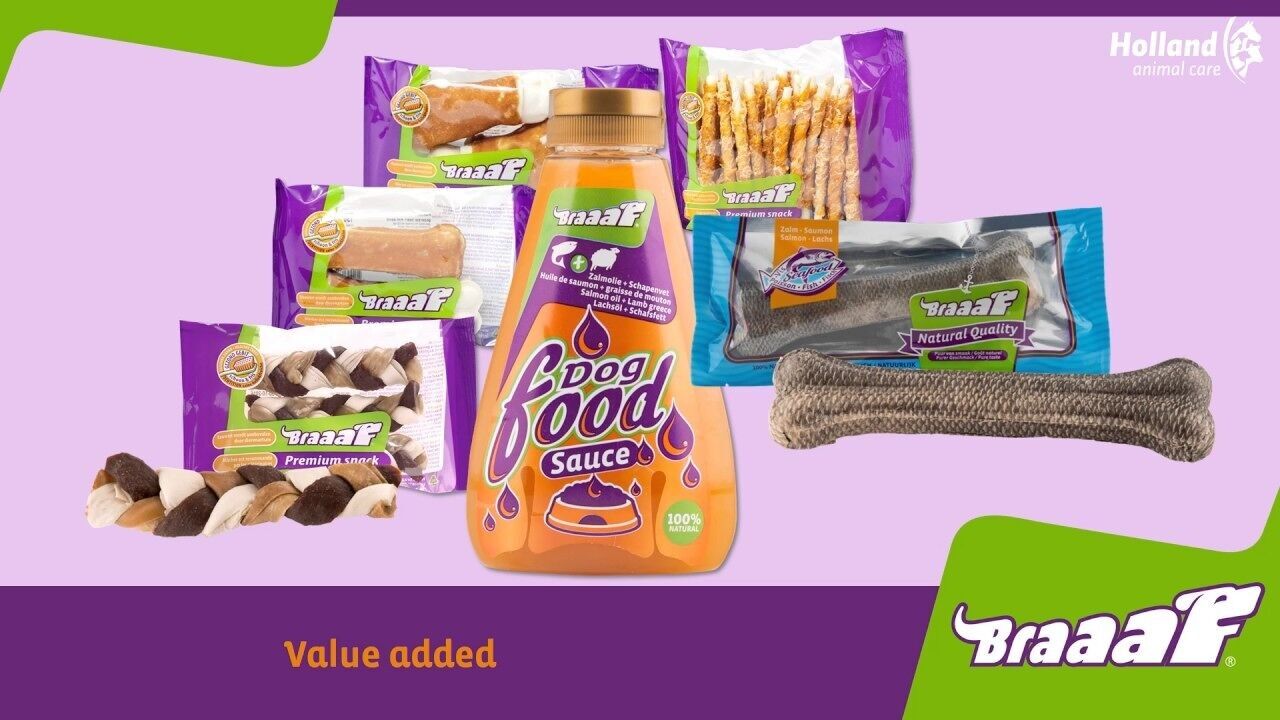 Bâtonnet de thon Braaaf Soft Snack avec carotte et haricot vert