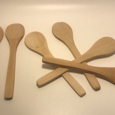 Cuillère alimentaire en bois bambou