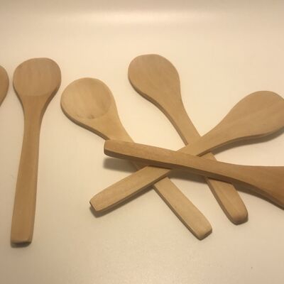 Bamboo wooden food spoon