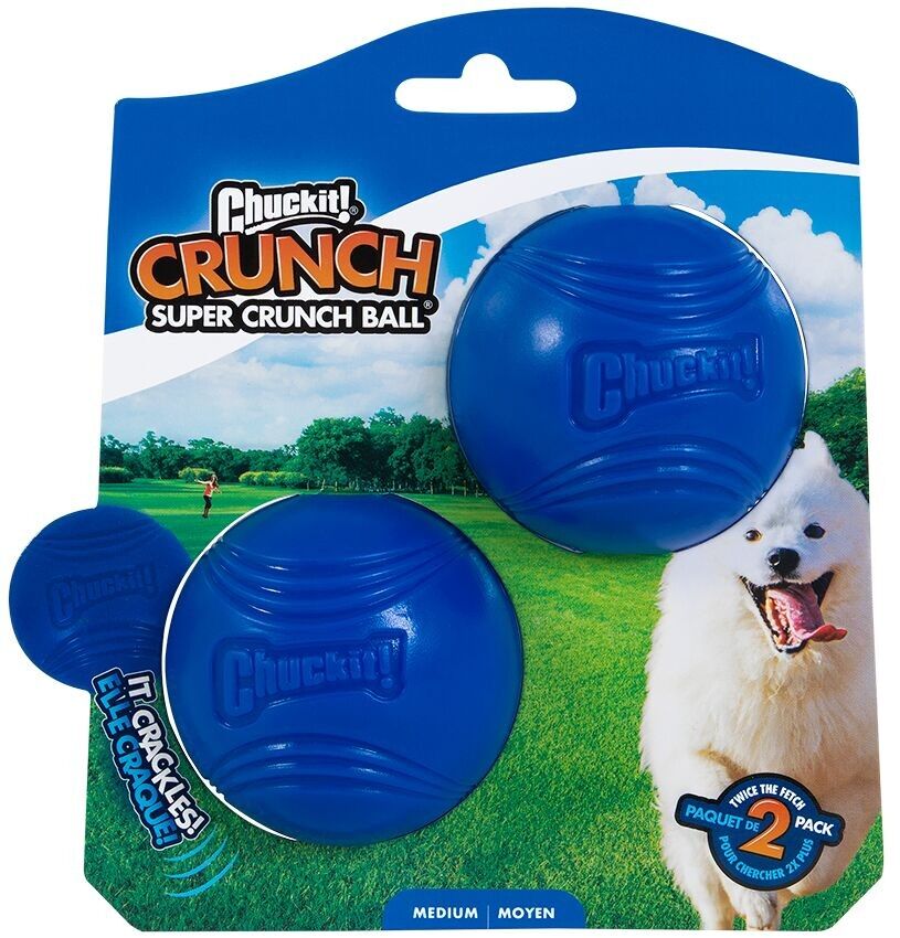 Chuckit!Super Crunch Ball M (confezione da 2)
