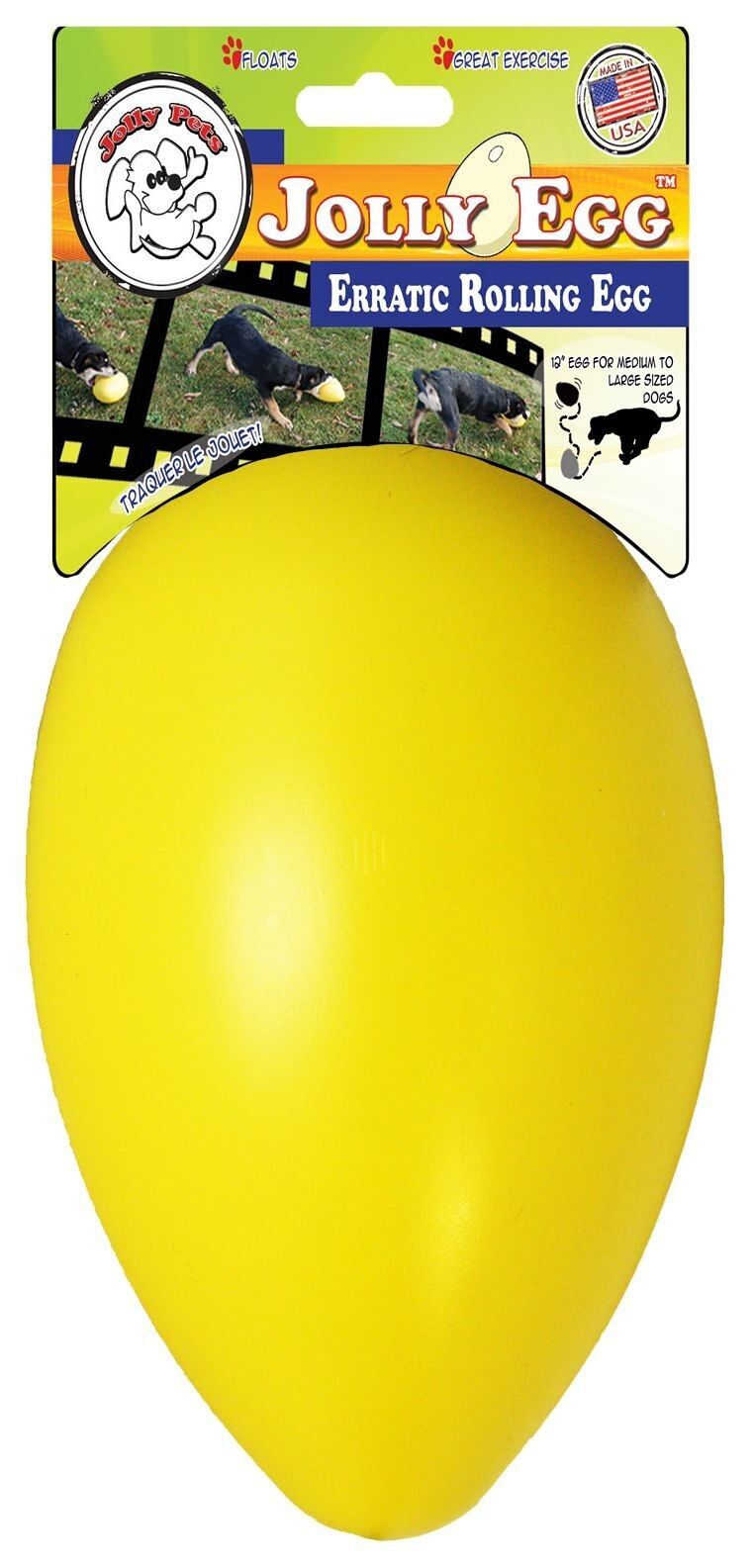 Jolly Egg Giallo L (30 cm)