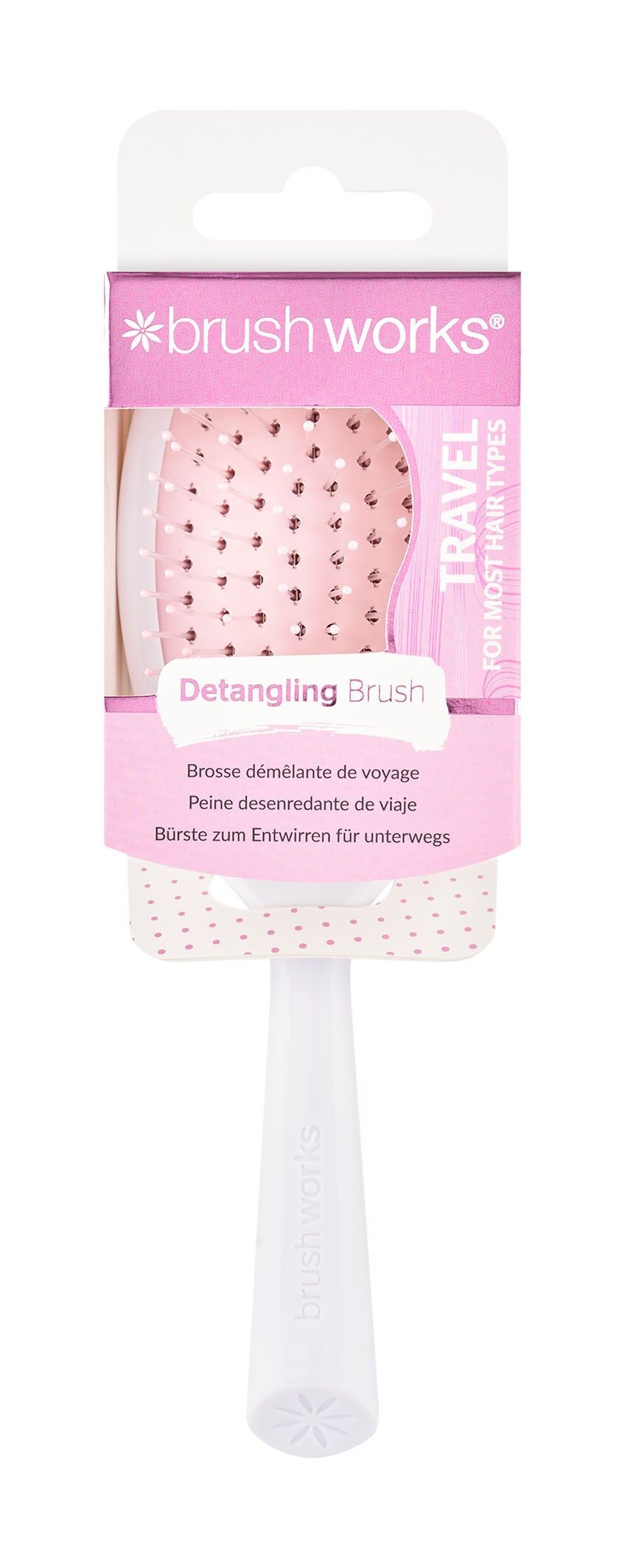 Brushworks Reise-Entwirrungsbürste