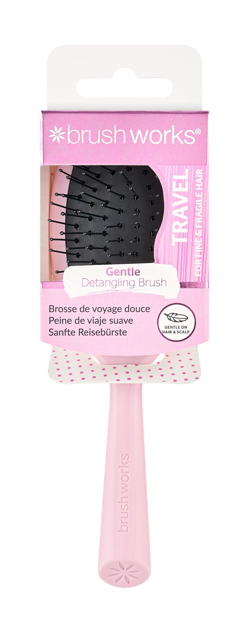 Brushworks Gentle Travel Haarbürste