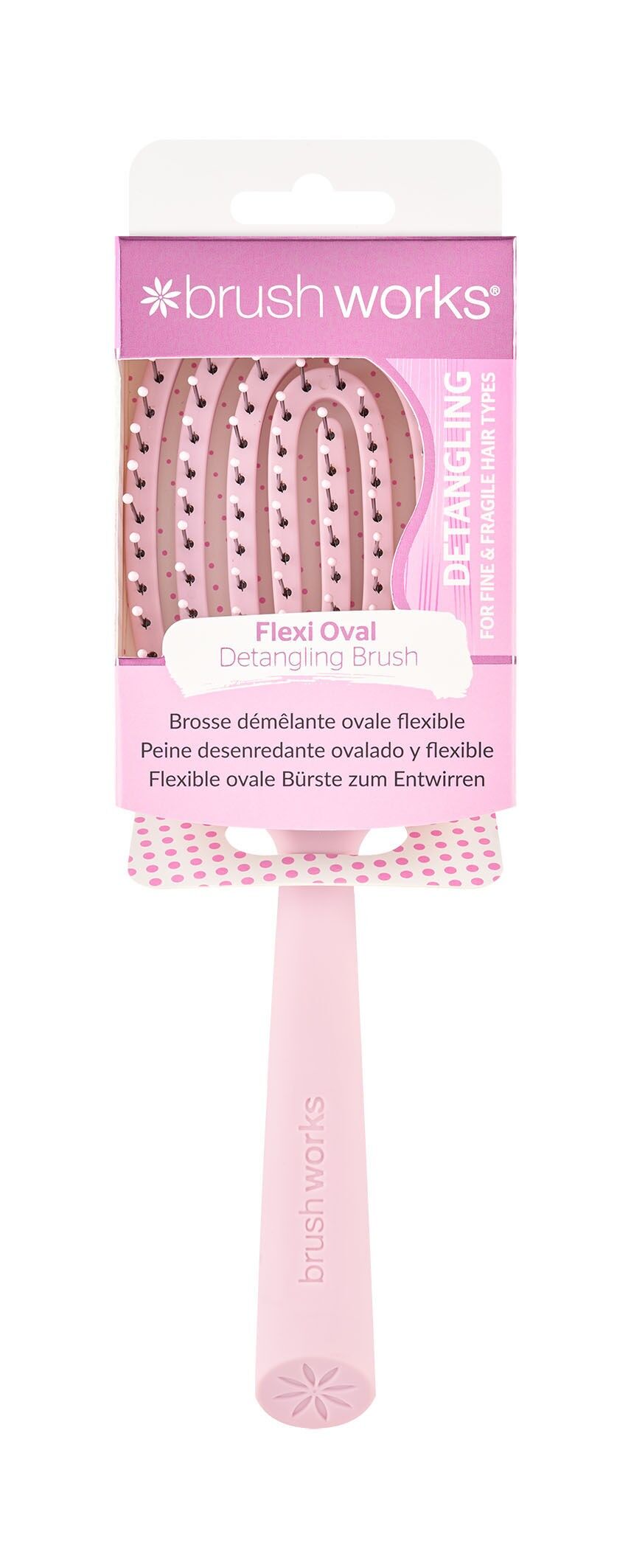 Spazzola districante ovale Brushworks Flexi