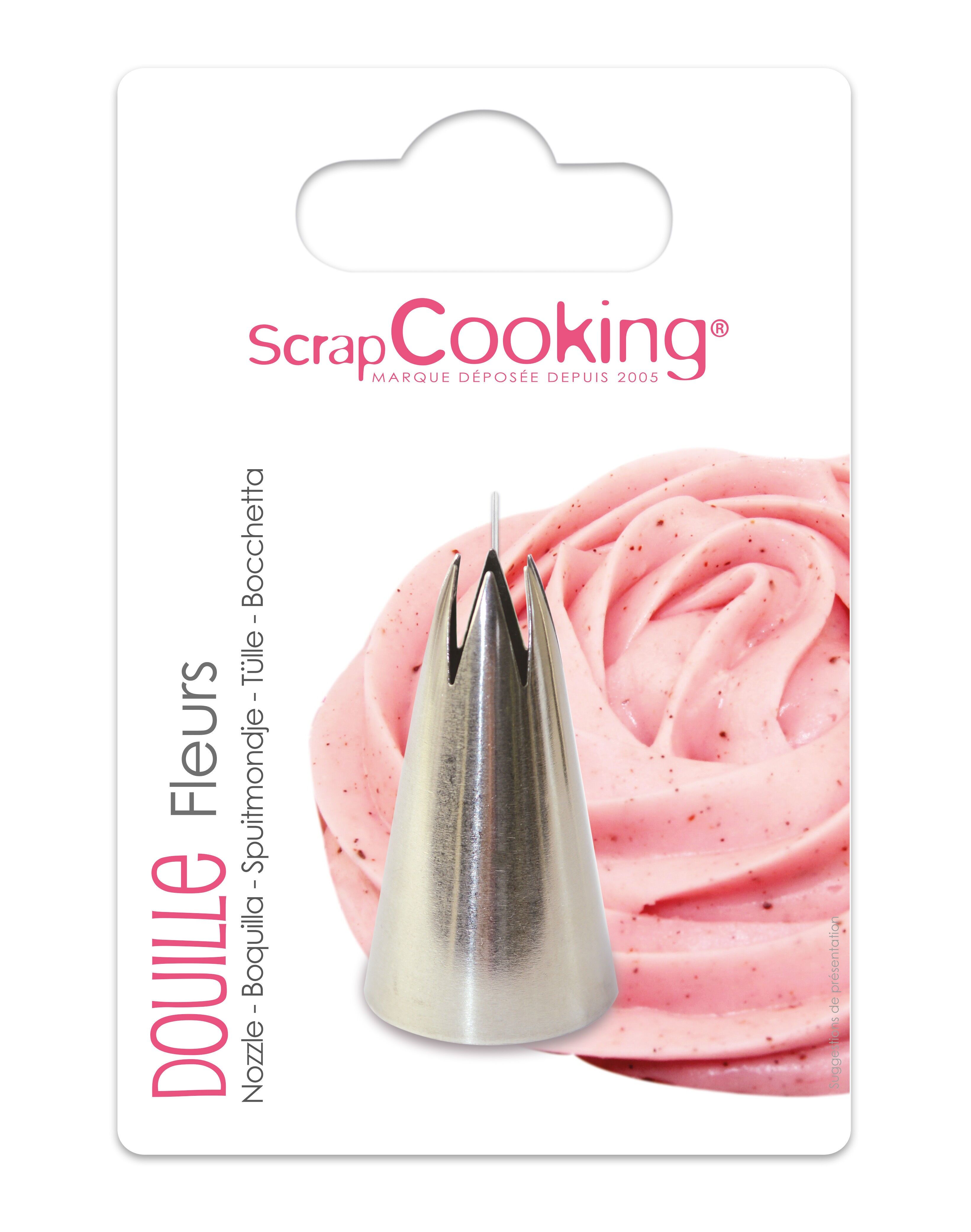 Blumenfassung aus Edelstahl