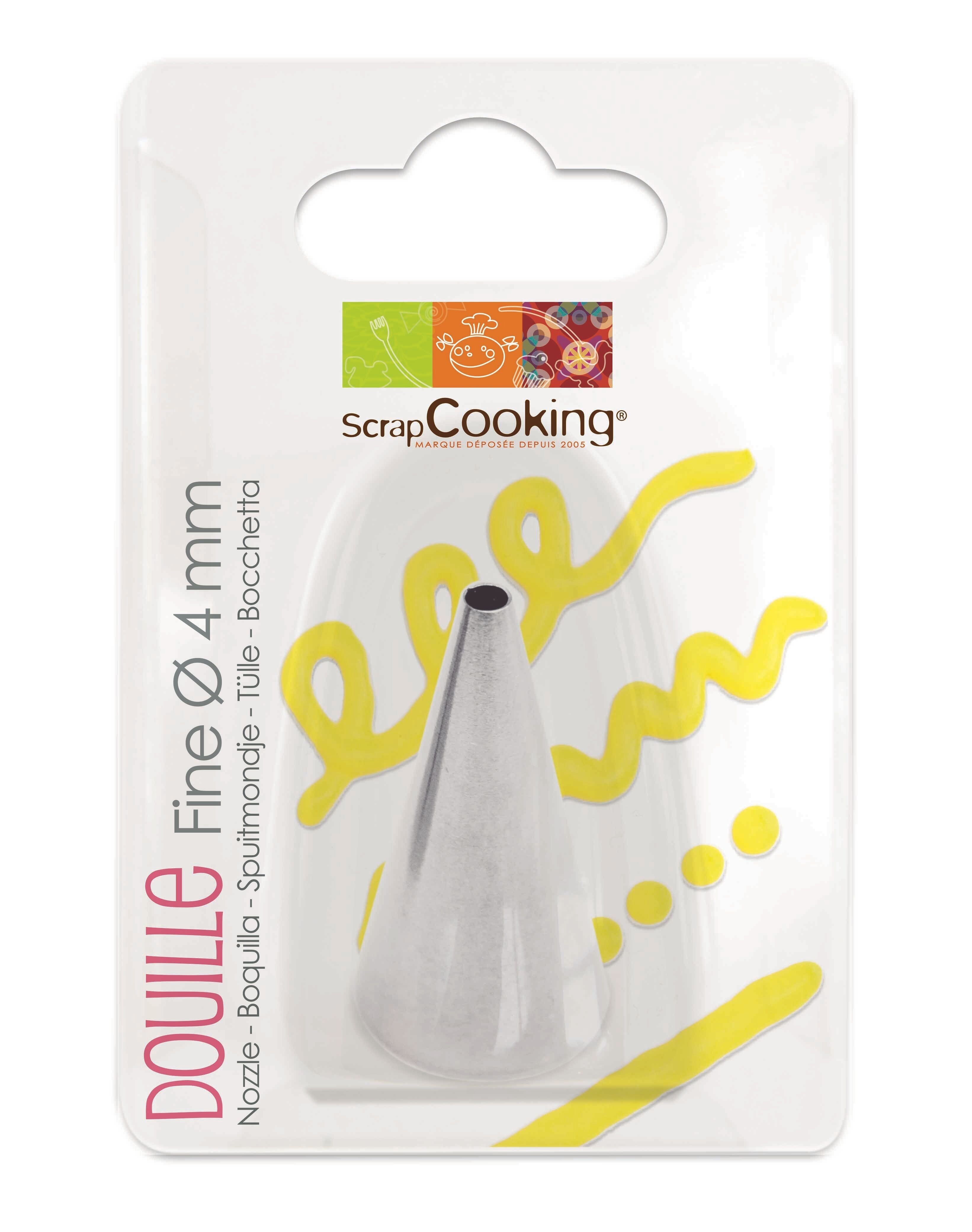 Feine Edelstahl-Stecknuss Ø4mm