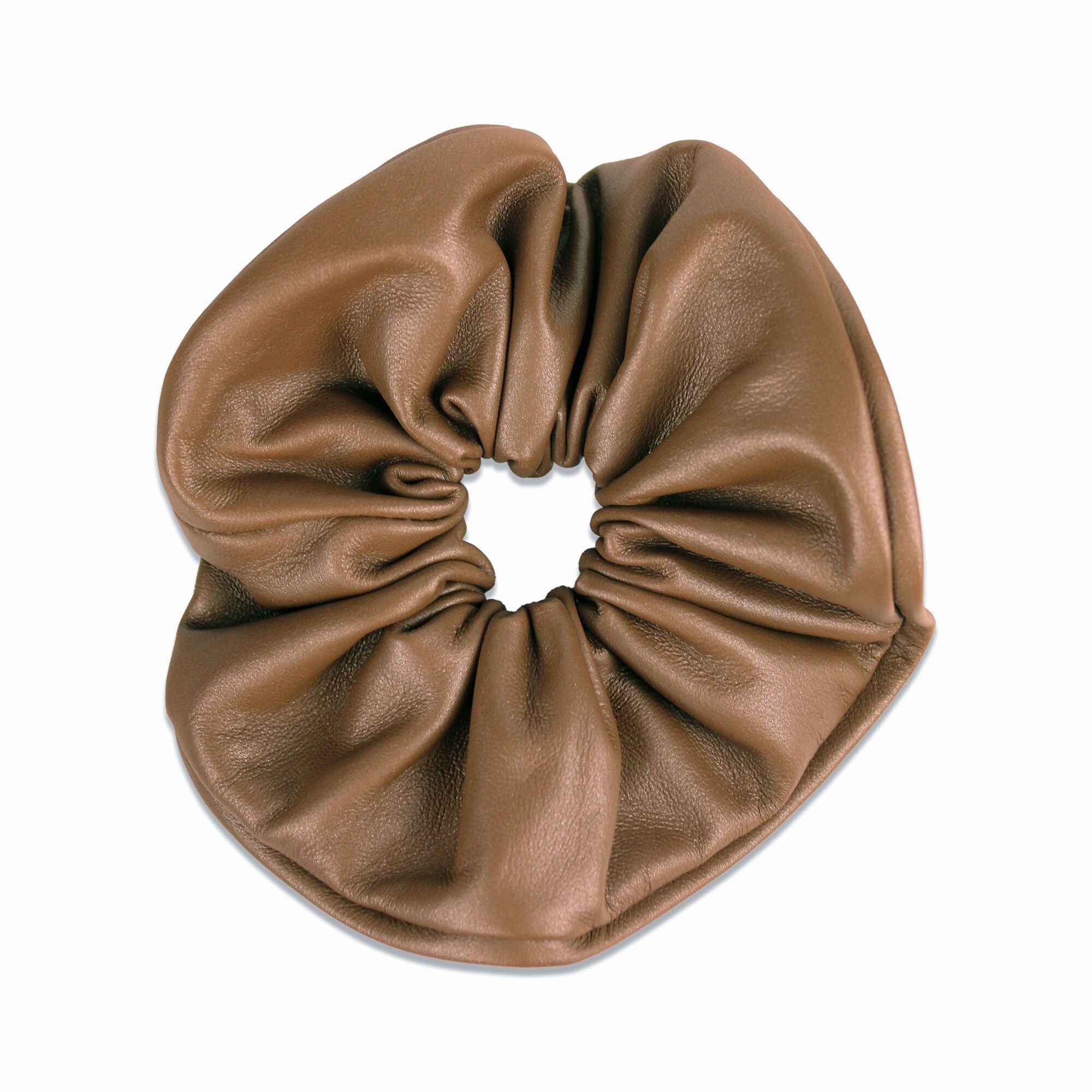 LYLA XL Leather Decorative Scrunchie