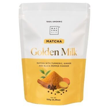 Latte d'oro al matcha