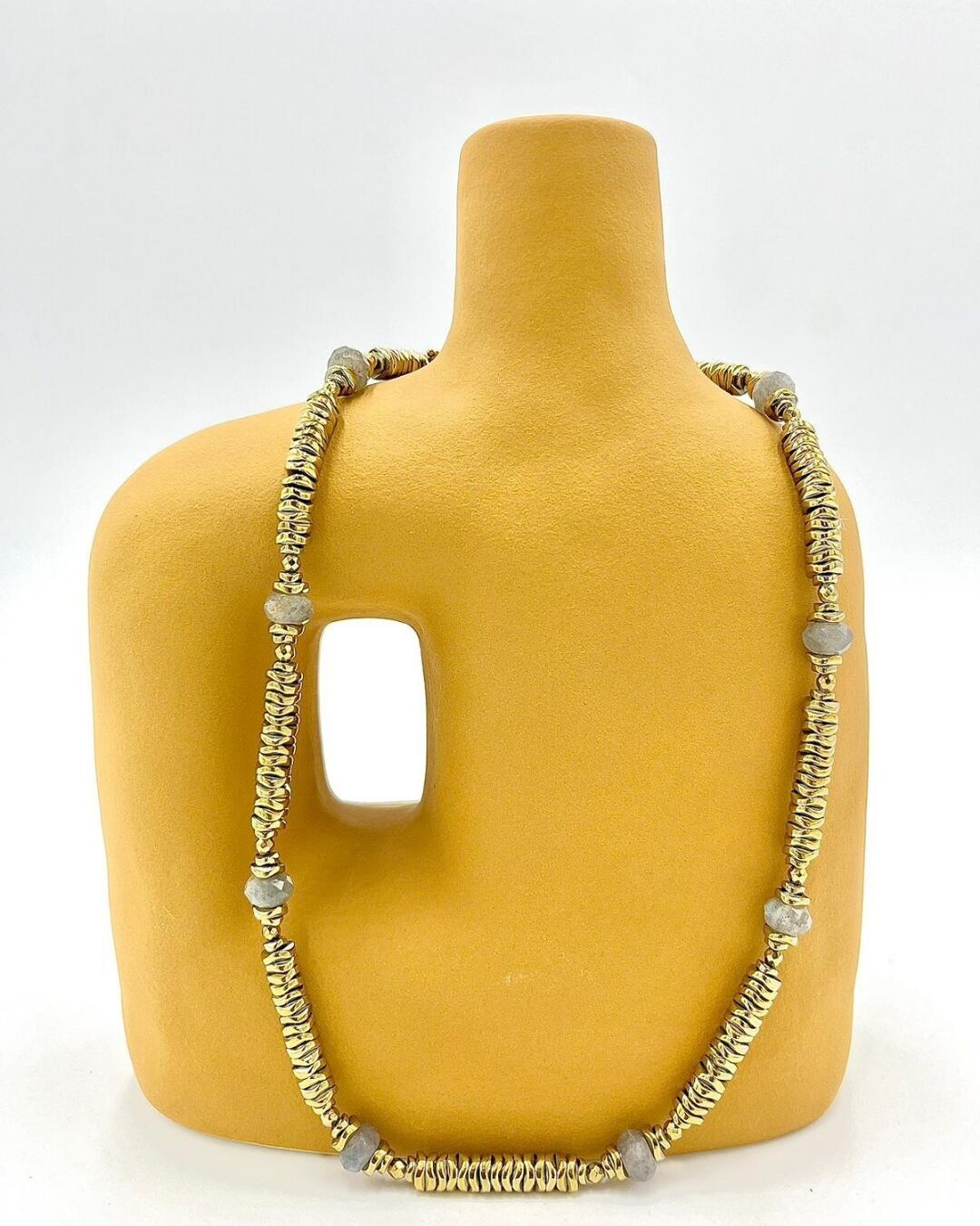 Melisandre, Labradorite and Golden Hematite Necklace