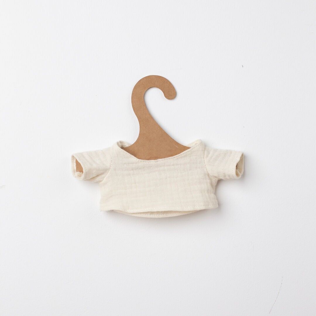 Maglietta bianca per animali di peluche