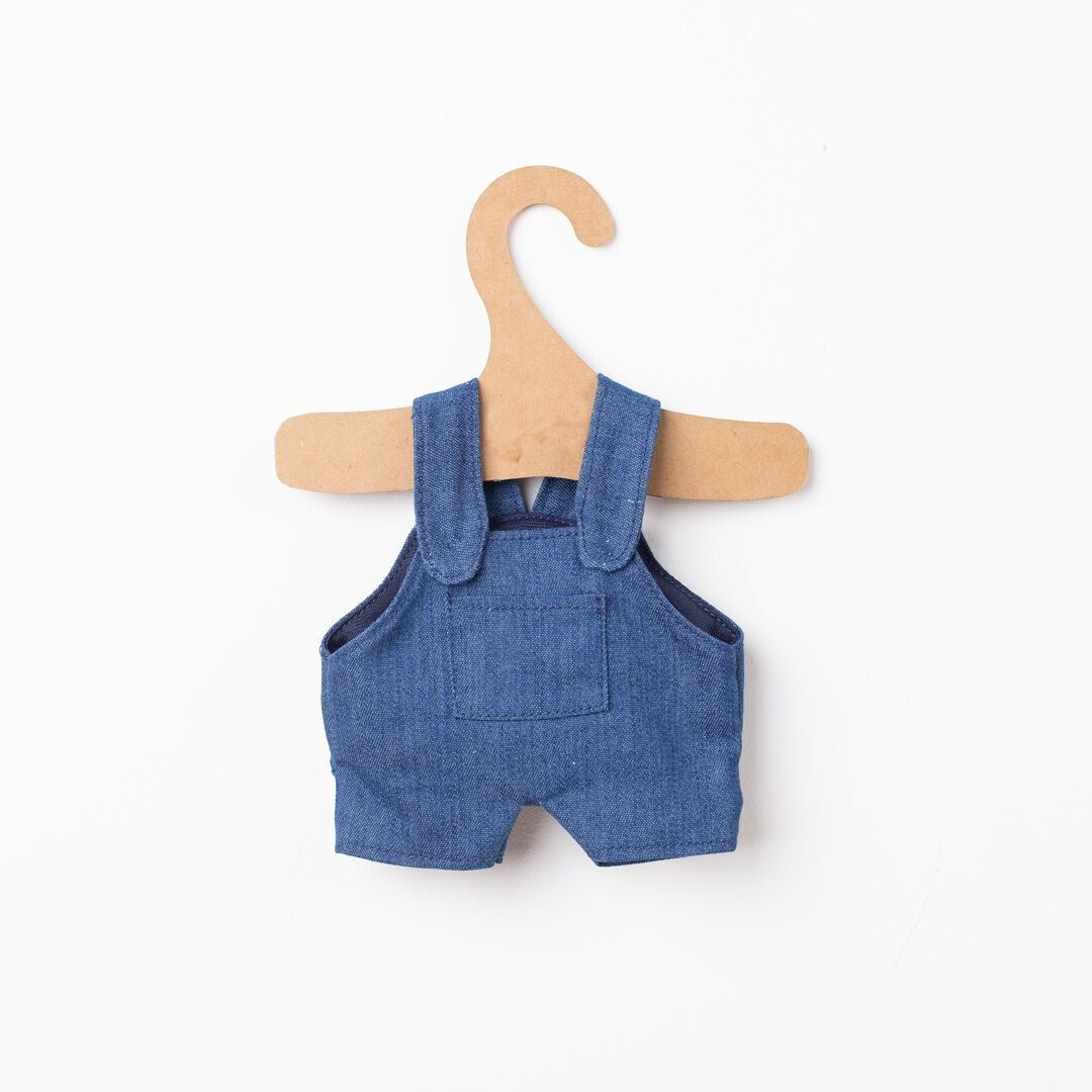 Salopette di jeans per animali di peluche