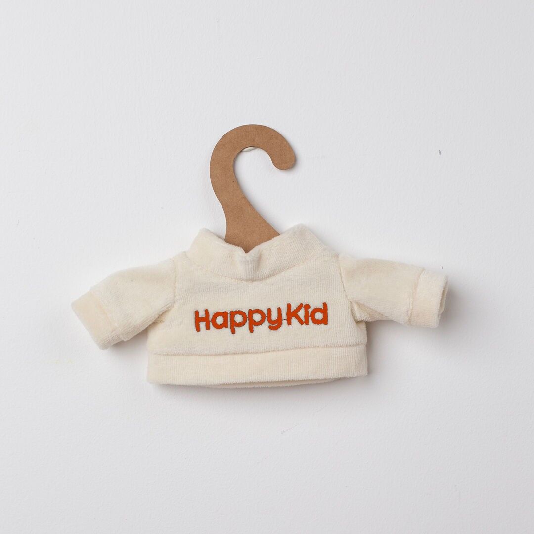 Felpa Happy Kid alla vaniglia per peluche