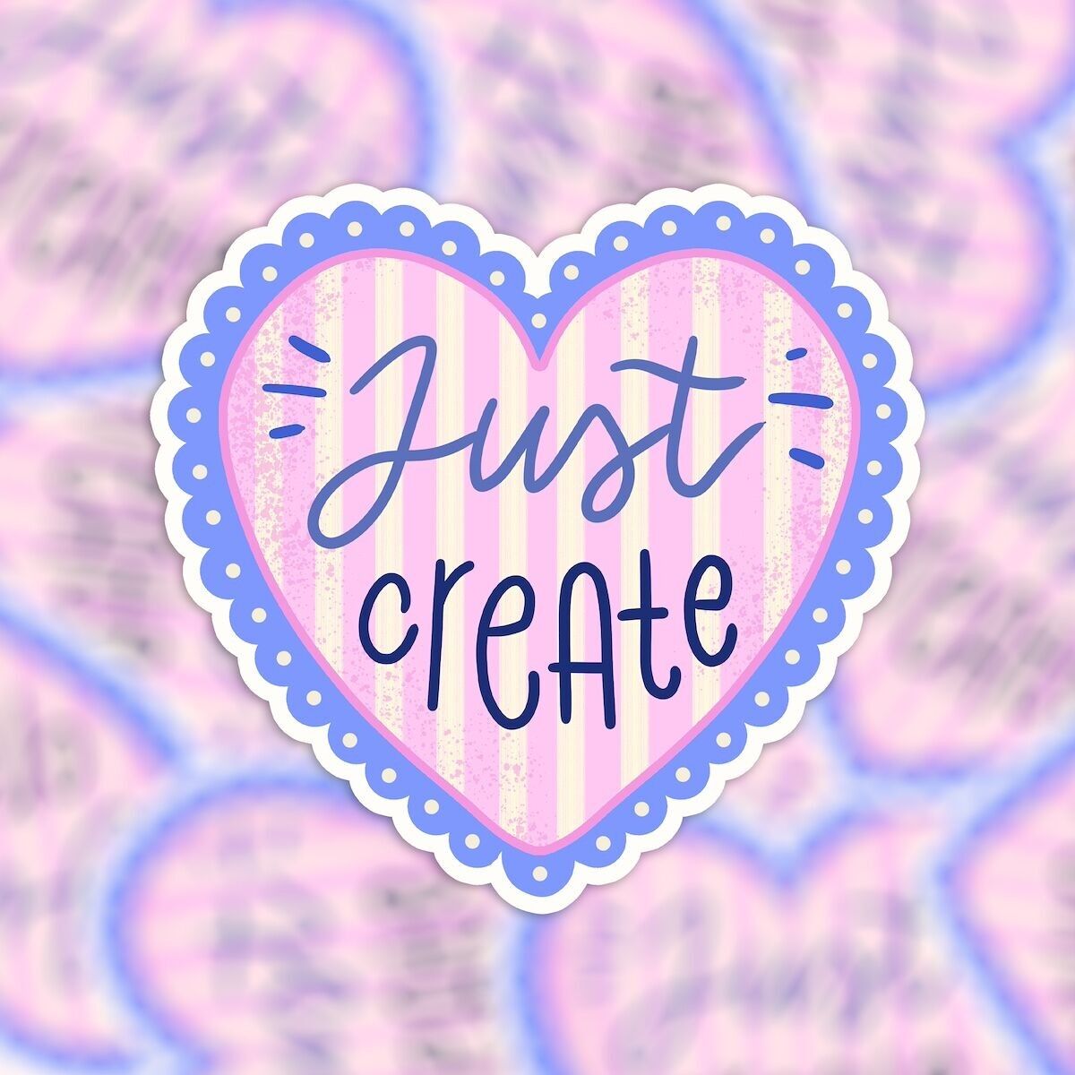 Vinylaufkleber – fröhliches, positives Zitat – einfach gestalten