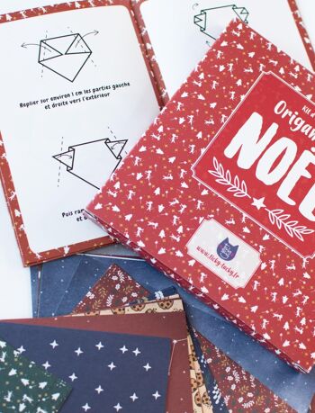 ★ Kit d'origami pour enfants | Papeterie de Noël 11