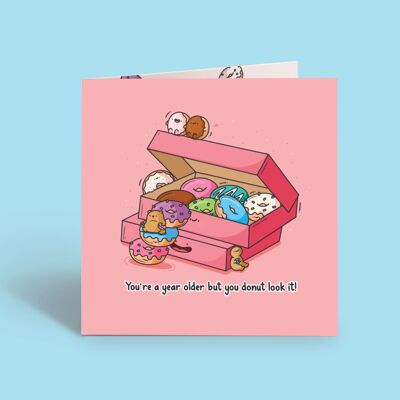 Donut Card | Birthday Card | Greeting Card