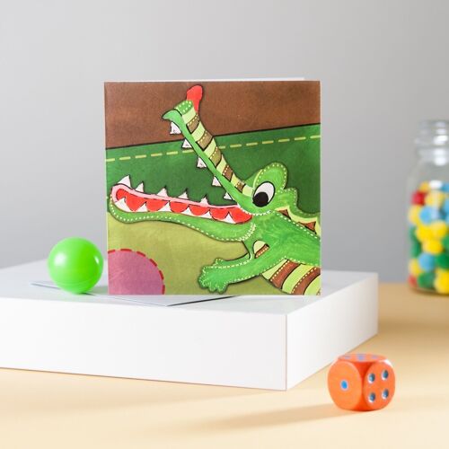 Crocodile Greetings Card