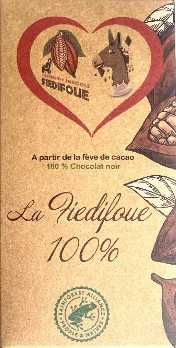 100% DARK CHOCOLATE BAR