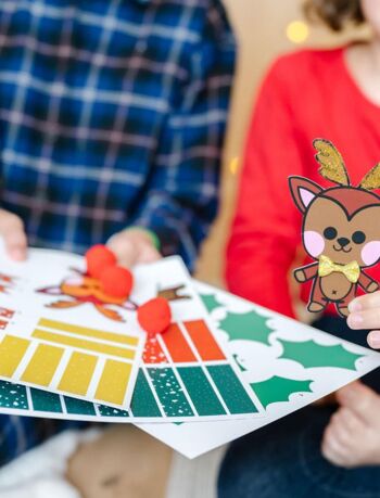 ★ Kit de loisirs créatifs pour enfants | Fabriquer sa couronne de Noël 6