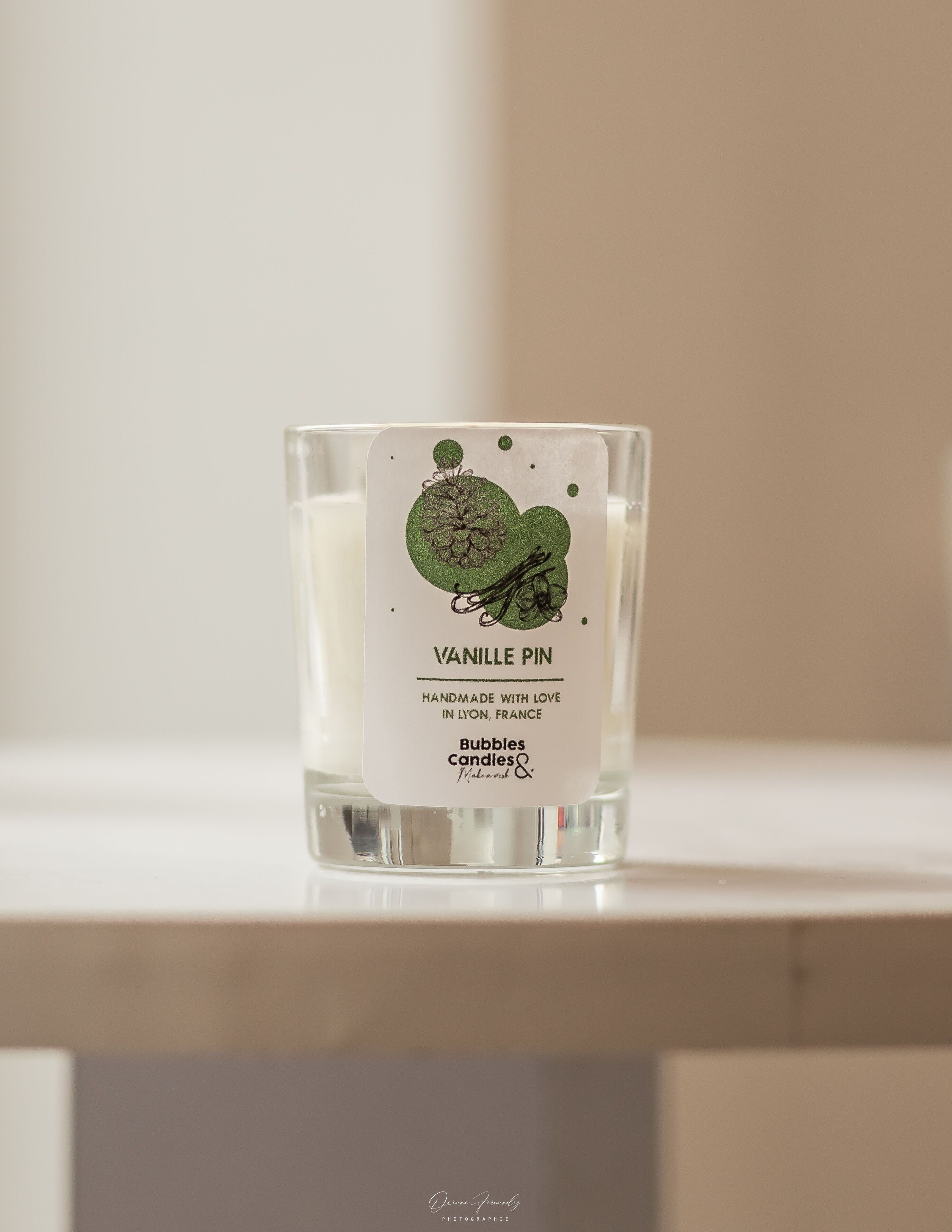 Bougie vanille pin
